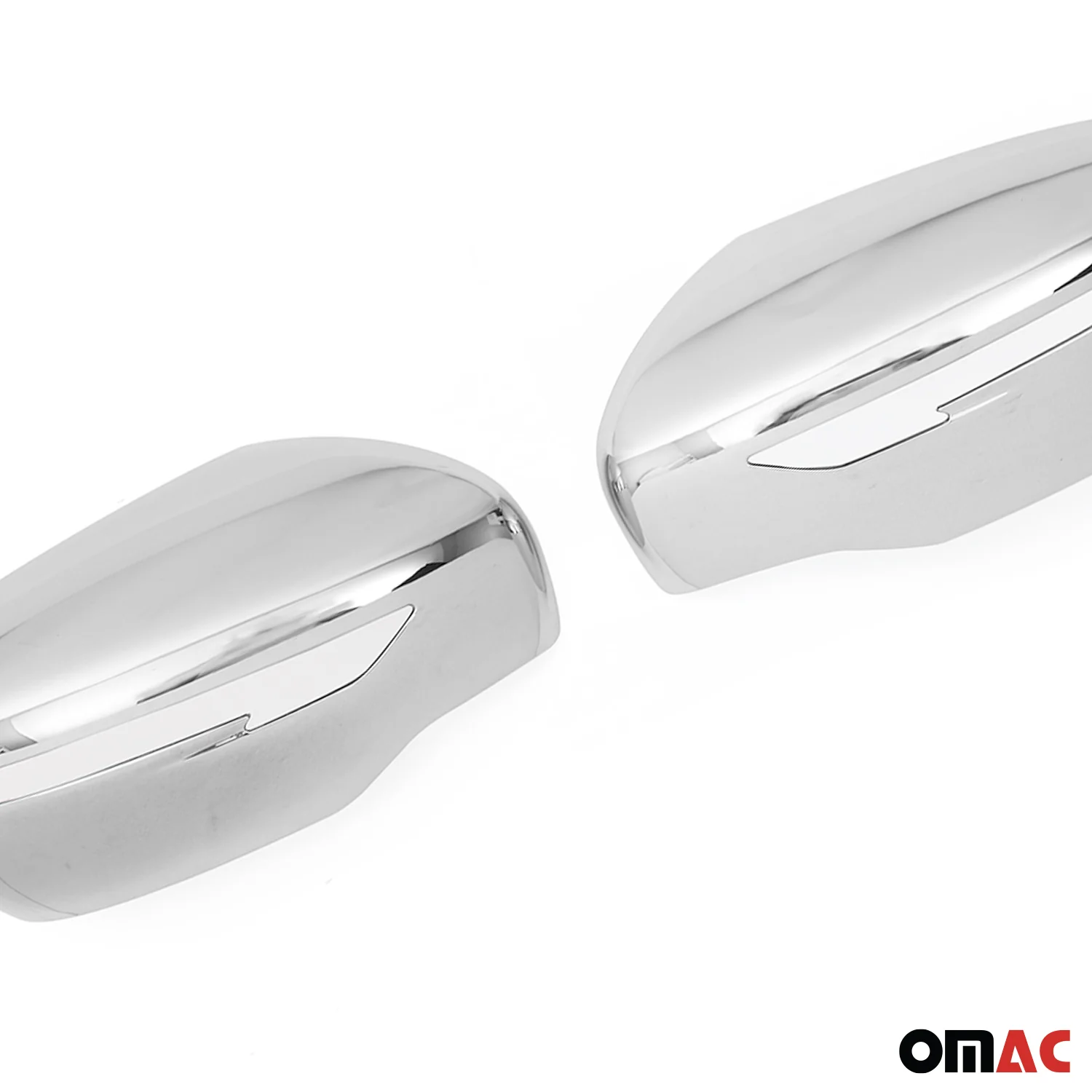 2018-2024 Nissan Kicks Side Mirror Cover Caps ABS Chrome Silver Gloss 2 Pcs - Image 7