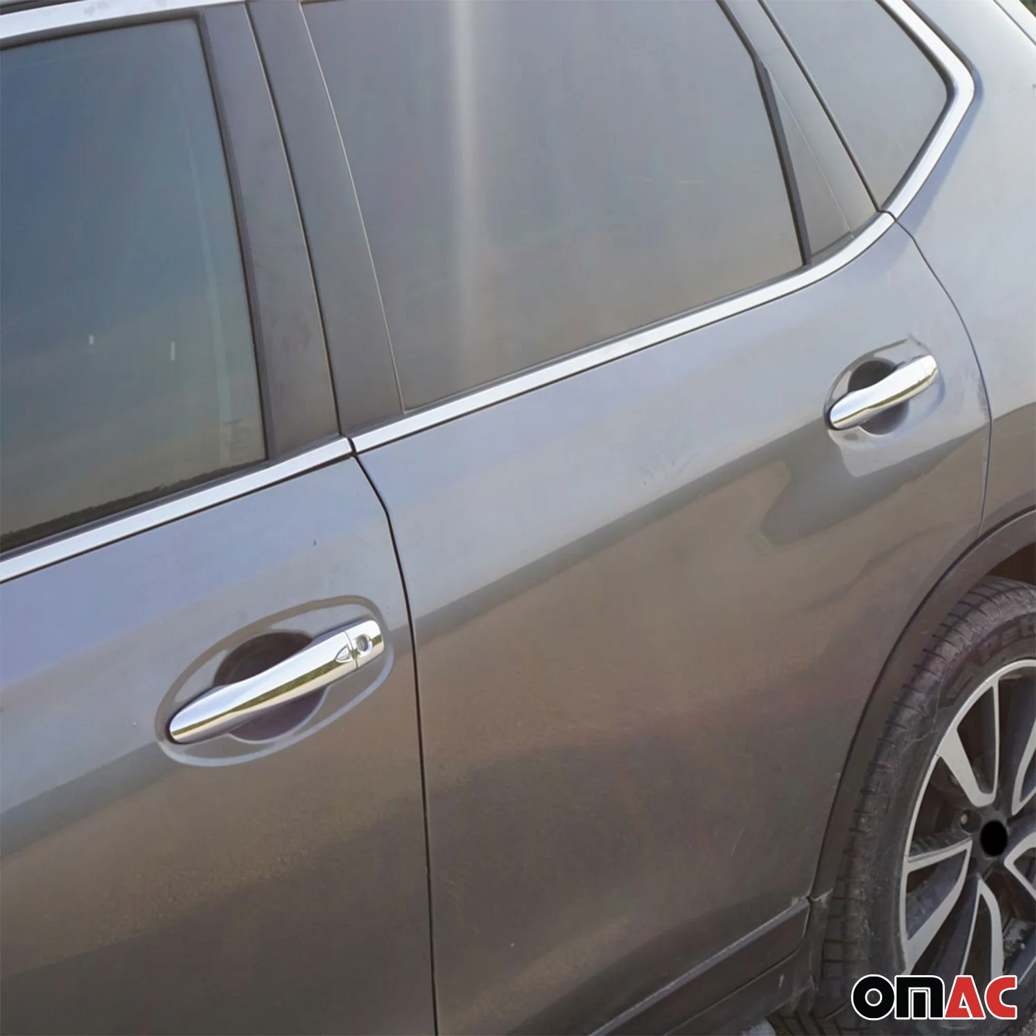 2017-2022 Nissan Rogue Sport Car Door Handle Cover Protector Stainless Steel Chrome 8 Pcs - Image 2