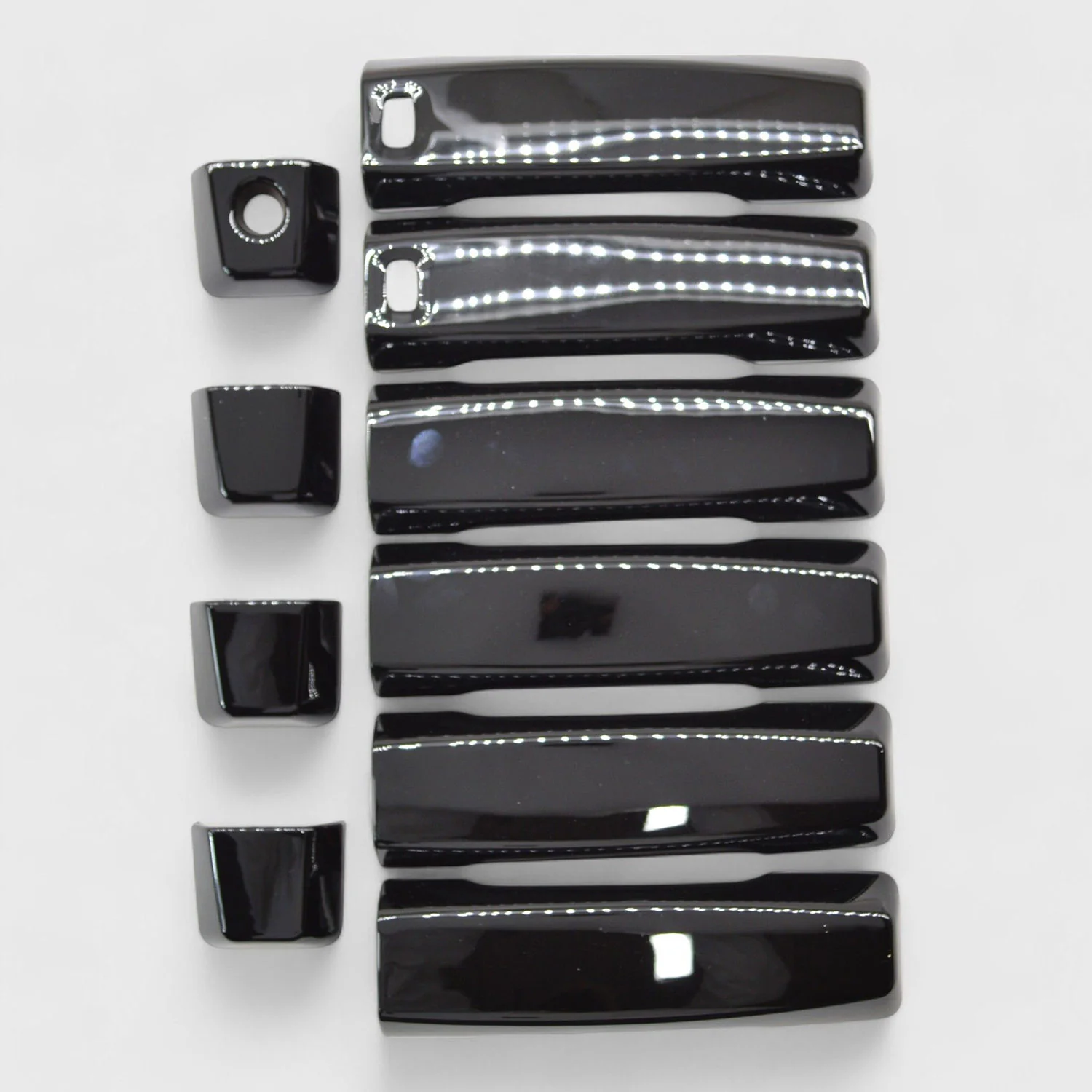 2004-2024 Nissan Titan Door Handle Cover ABS Plastic Black 10Pcs