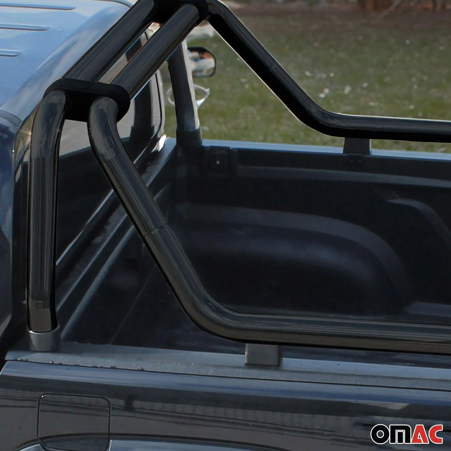2014-2018 GMC Sierra 2500 Sport Bar Truck Bed Chase Roll Bar Black 1Pc - Image 3