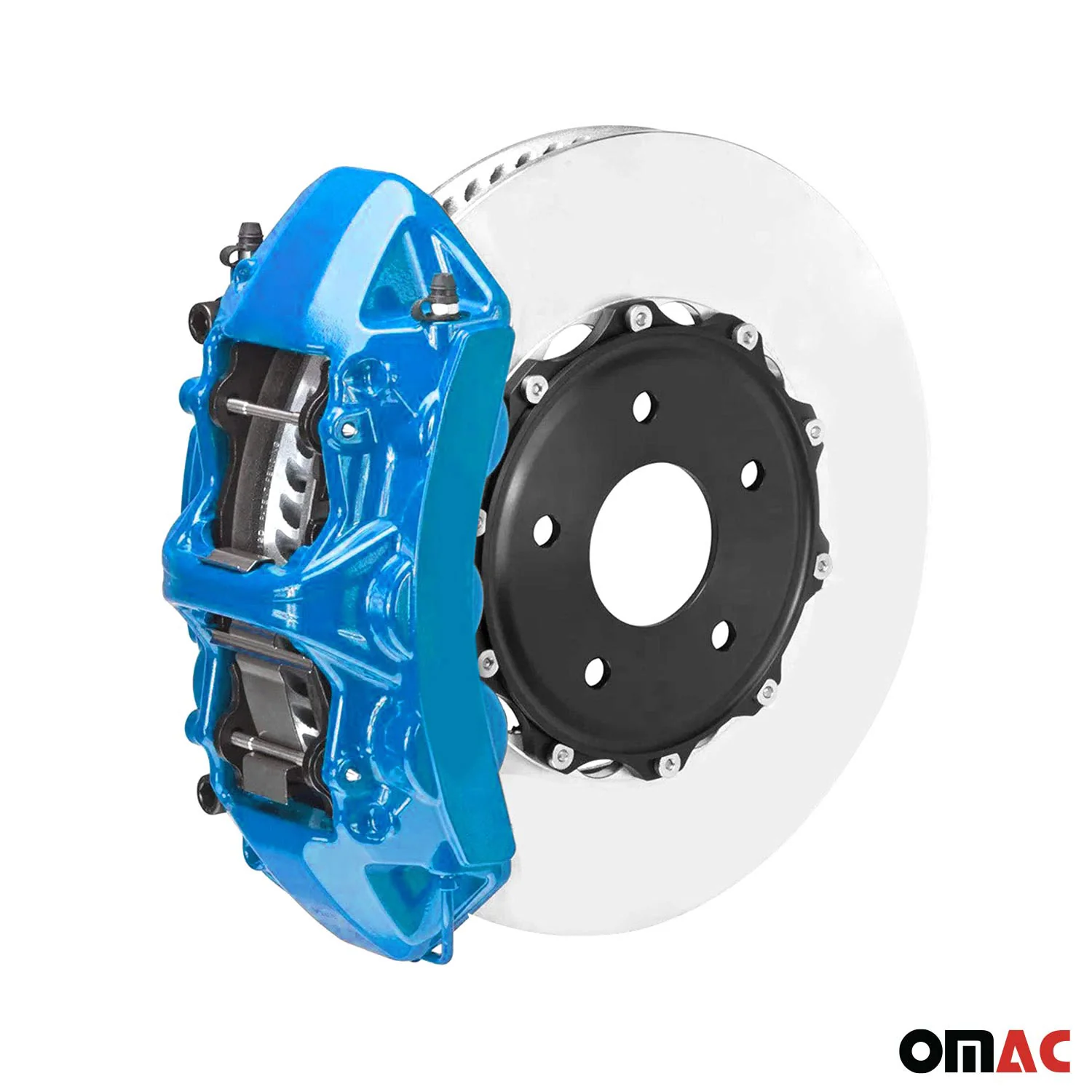 OMAC Brake Caliper Epoxy Based Car Paint Kit Florida Blue Glossy High-Temp - Image 2