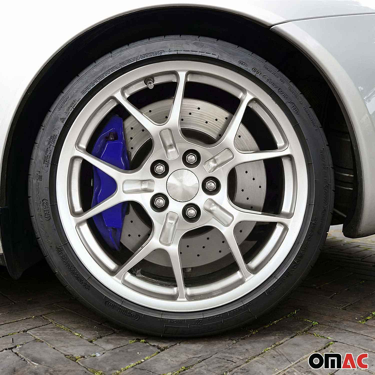 OMAC Brake Caliper Epoxy Based Car Paint Kit Hawaii Blue Glossy High-Temp - Image 3