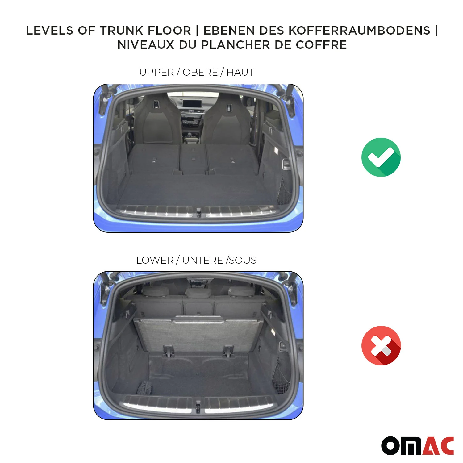 2009-2011 Dodge Journey Cargo Liner Trunk Mat All Weather Black - Image 3