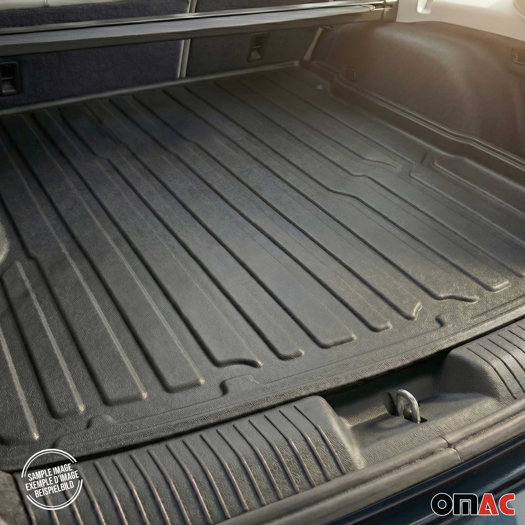 2006-2011 Hyundai Accent Cargo Liner Trunk Mat All Weather Black - Image 5