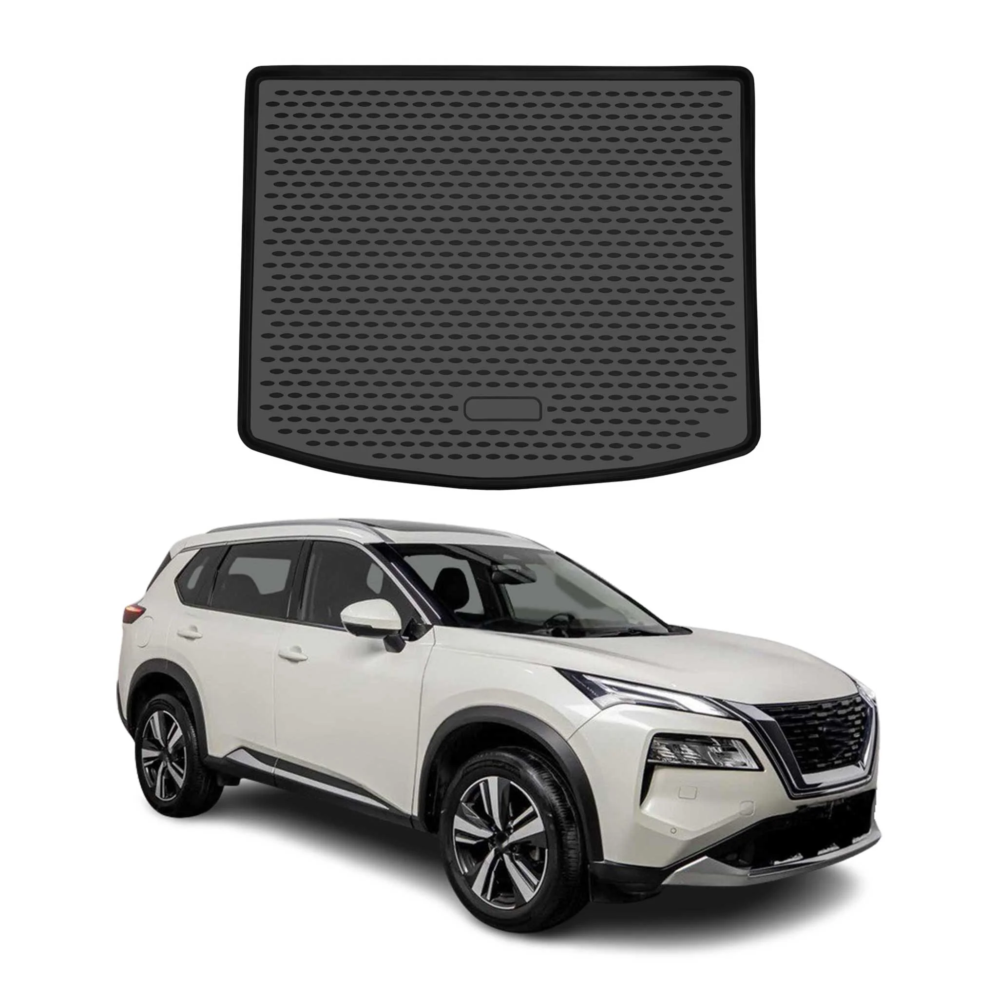 OMAC Cargo Mats Liner for Nissan Rogue T33 2021-2026 Trunk Mat TPE Black