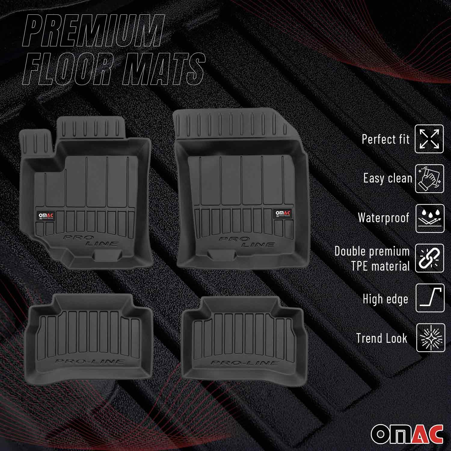 2015-2024 Suzuki Vitara Premium Floor Mats Liners Full Set All Weather Heavy Duty - Image 2