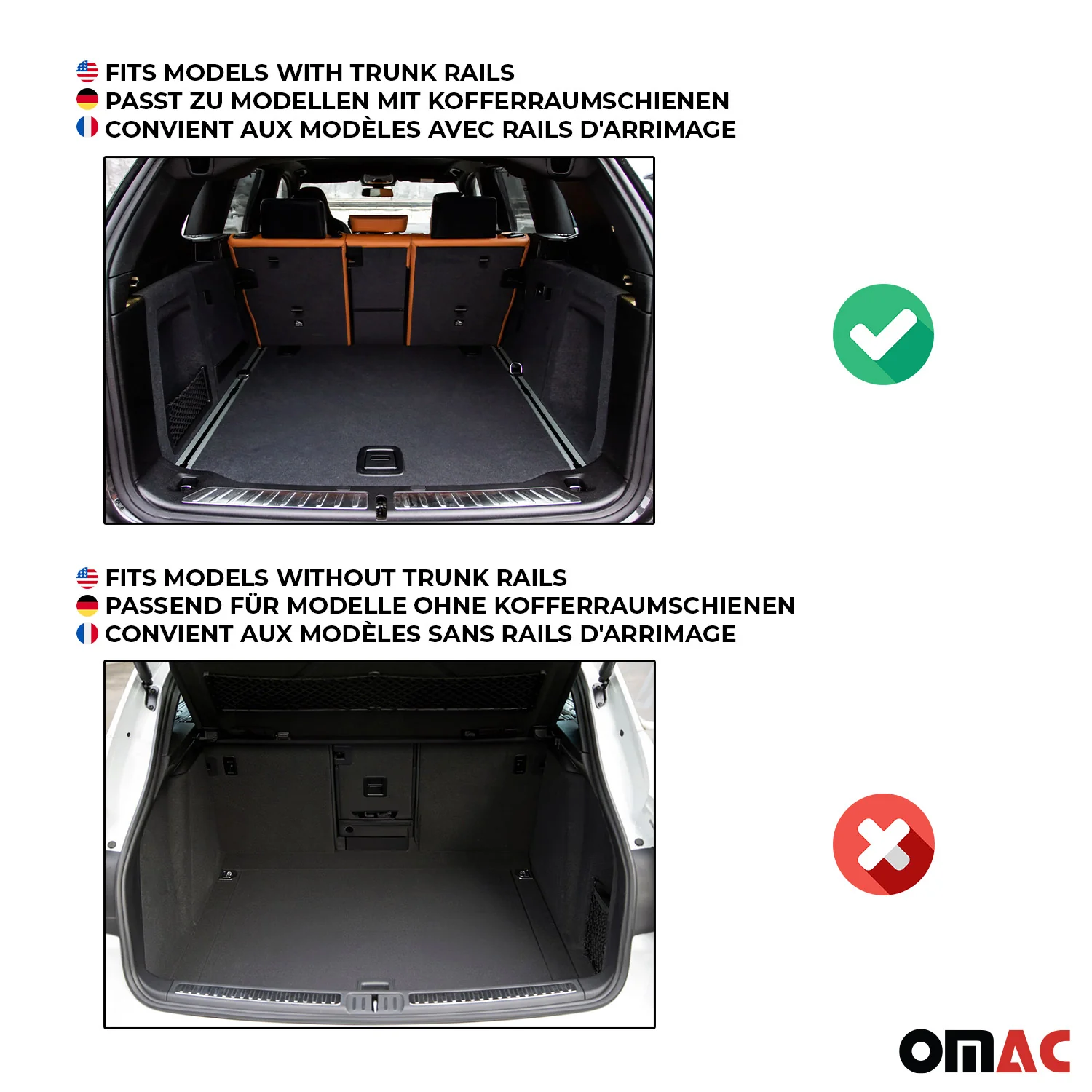 2019-2026 Audi Q8 SQ8 Premium Cargo Liner Trunk Mat All Weather Heavy Duty - Image 4