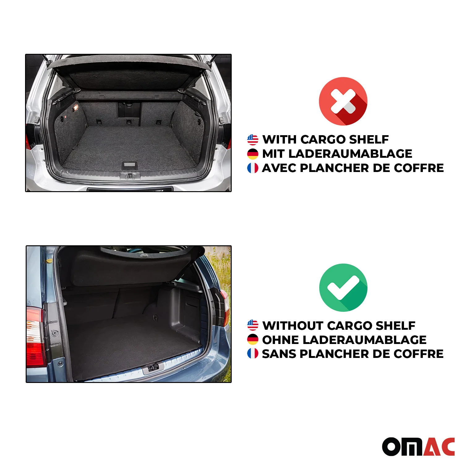 2010-2014 VW Golf Mk6 Premium Cargo Liner Trunk Mat All Weather Heavy Duty - Image 3