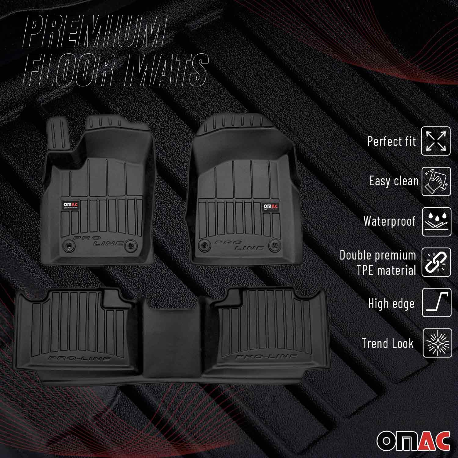 2016-2022 Jeep Grand Cherokee OMAC Premium Floor Matss All-Weather Heavy Duty - Image 2