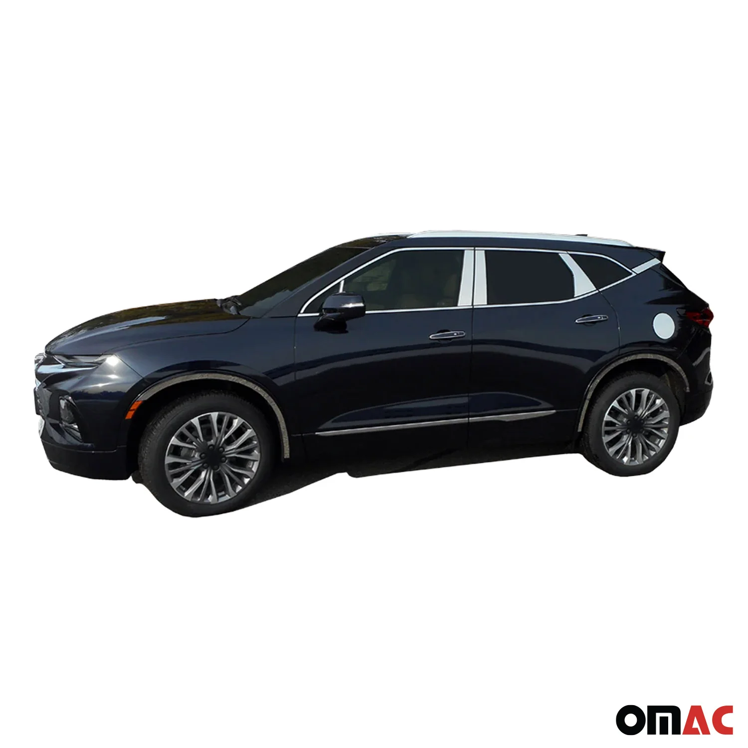 2019-2025 Chevrolet Blazer Rear Bumper Accent 1Pc Stainless Steel Silver - Image 2