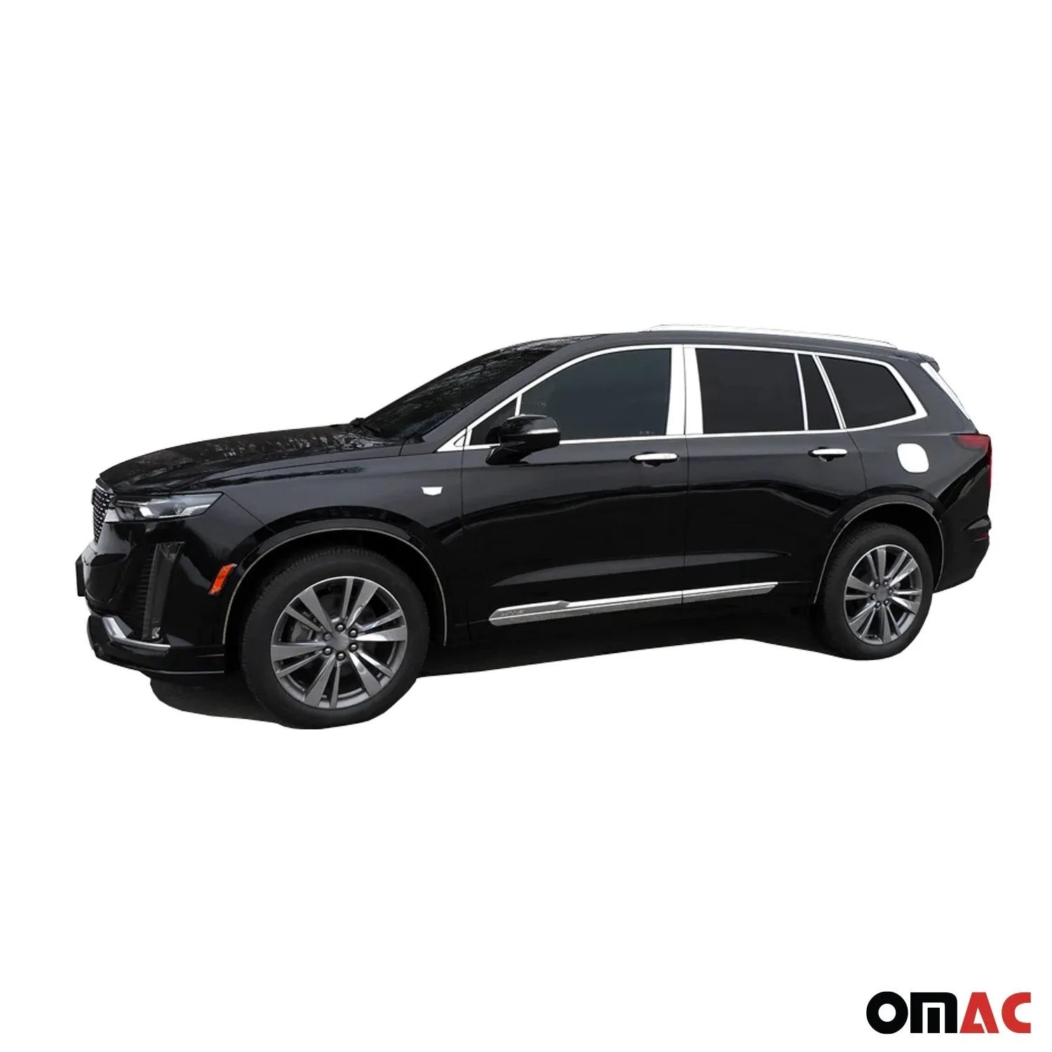 2020-2025 Cadillac XT6 Rear Bumper Accent 1Pc Stainless Steel Silver - Image 2