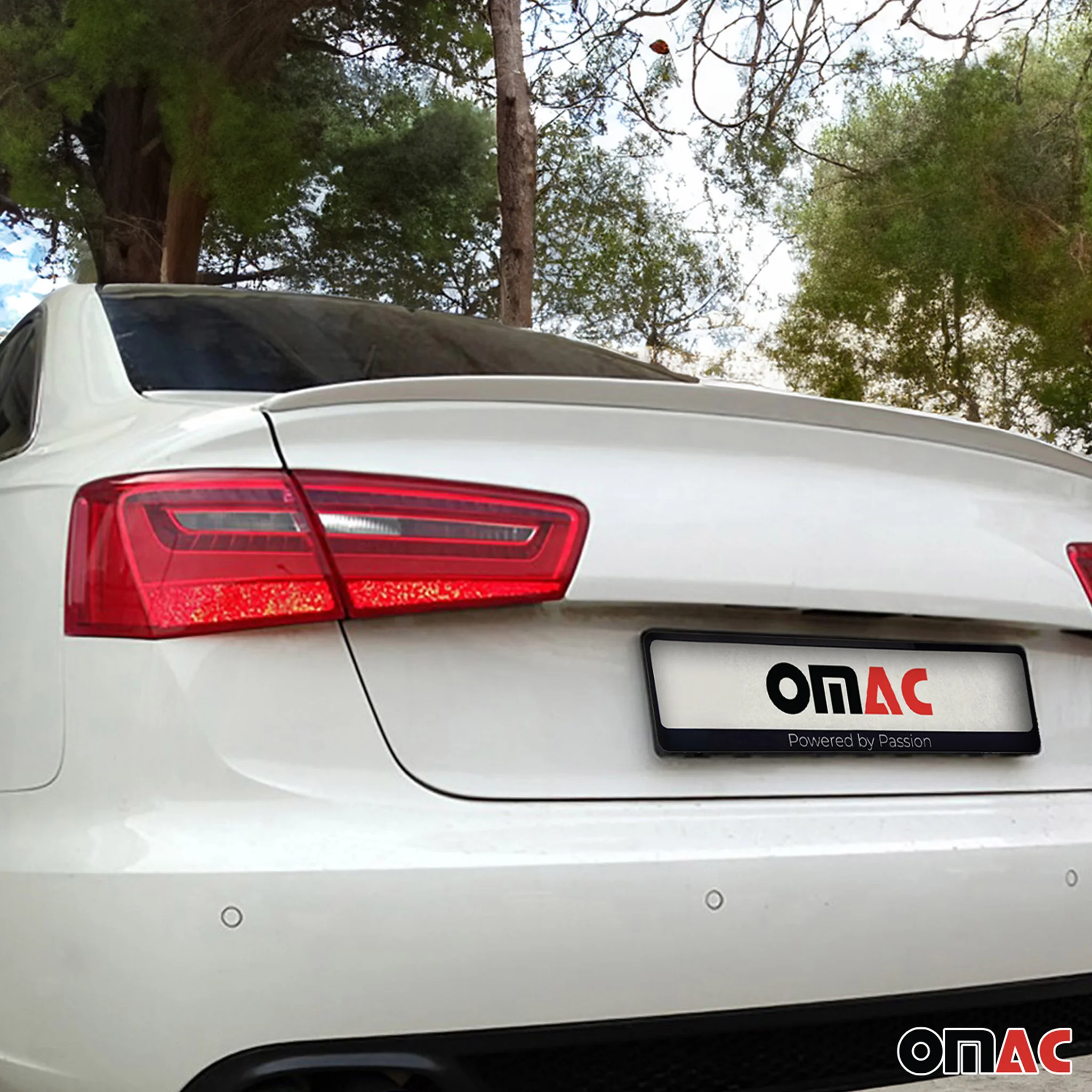 2012-2018 Audi A6 S6 Sedan Rear Trunk Spoiler Wing White 1 Pc - Image 2