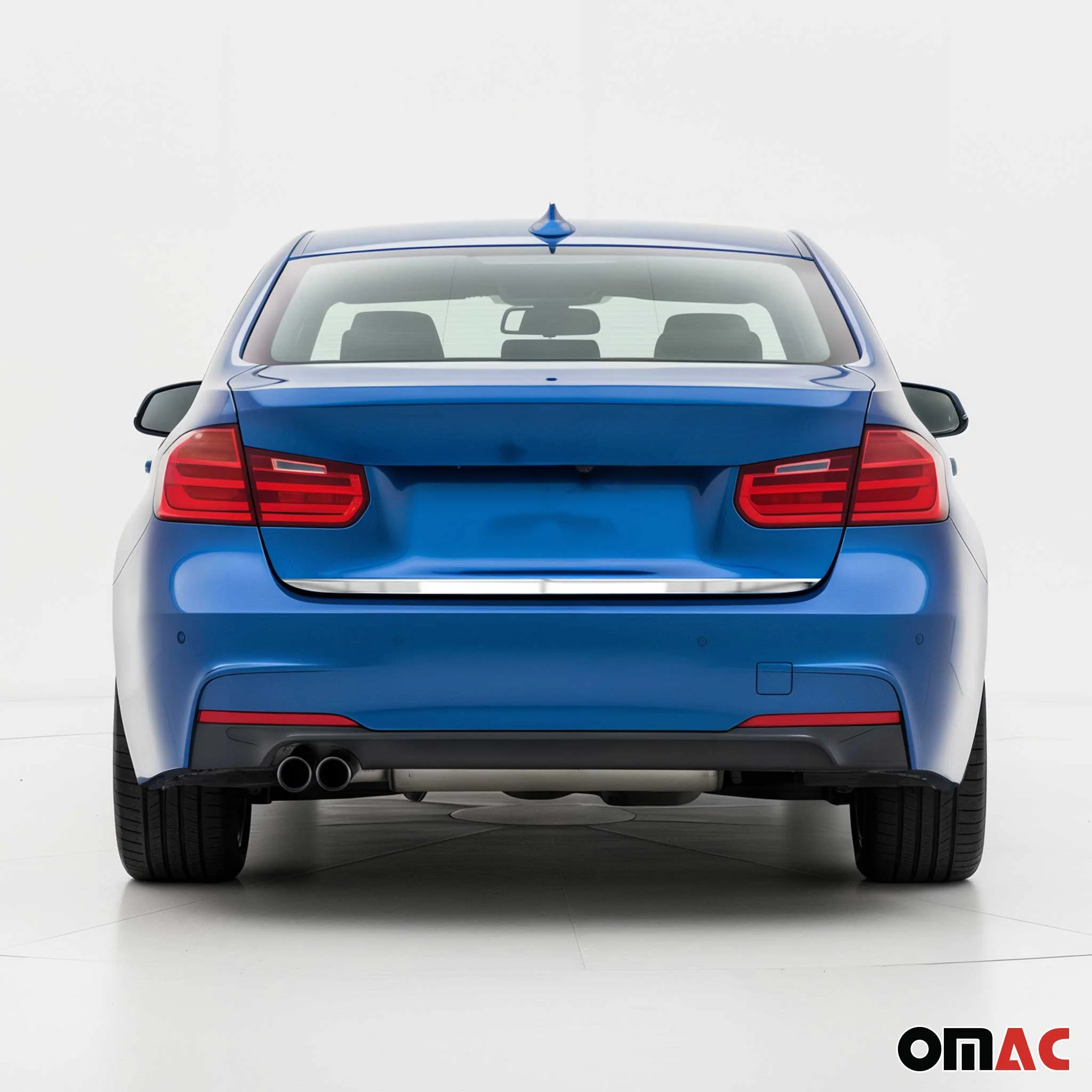 2012-2019 BMW 3 Series F30 Sedan Rear Trunk Molding Trim Stainless Steel Glossy - Image 2