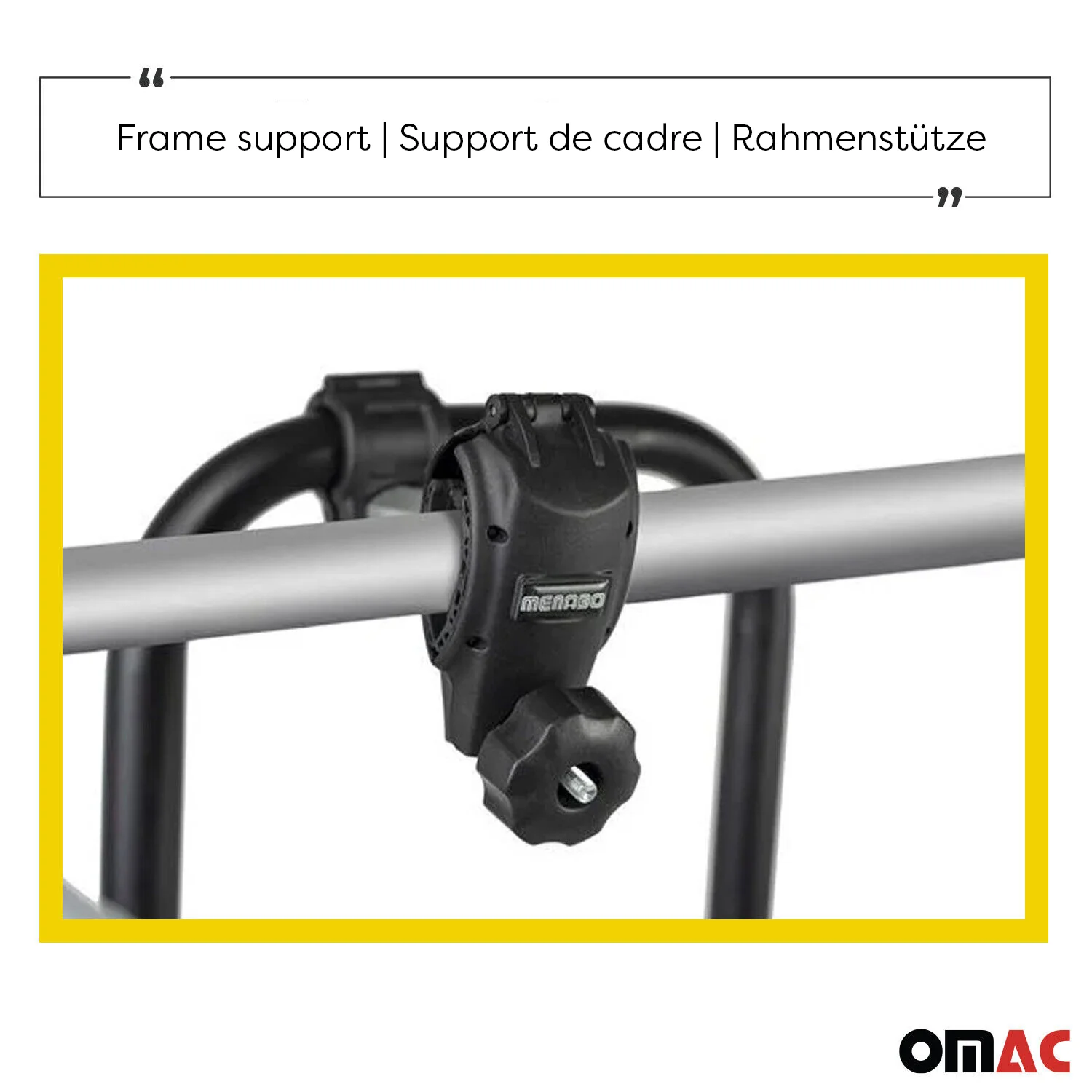 2014-2020 Fiat 500L Alu 2 Bike Rack Carrier Trunk Bike Rack Black Gray - Image 5