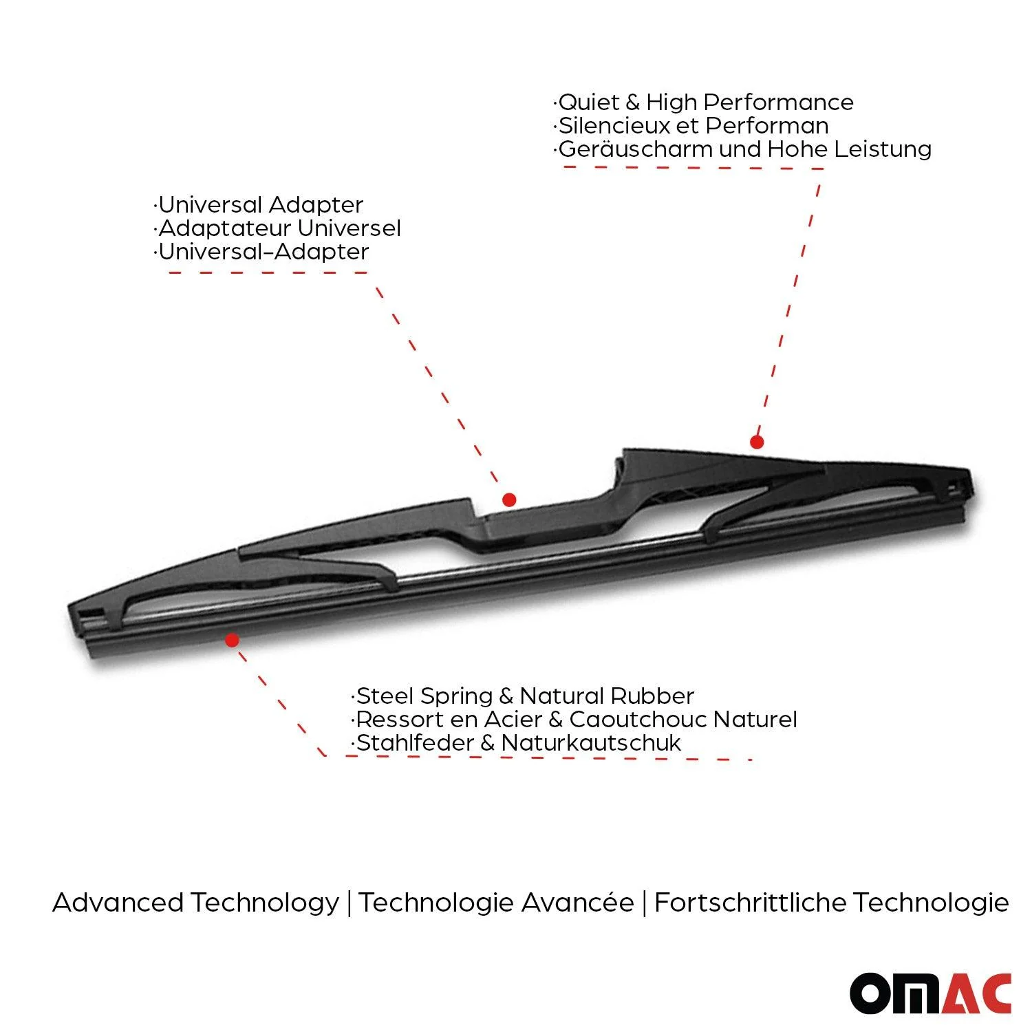 Chevrolet Trax Rear Windshield Wiper Blades - Image 4