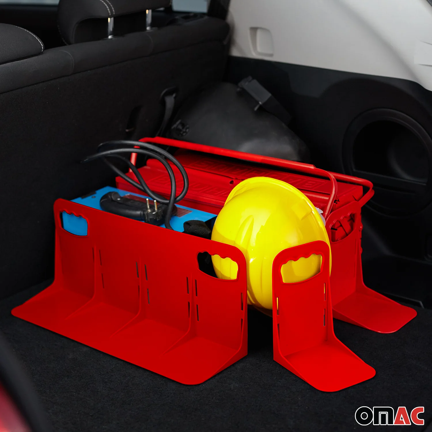 Red Trunk Organizer Stopper Stand 3 Pcs. - Image 3