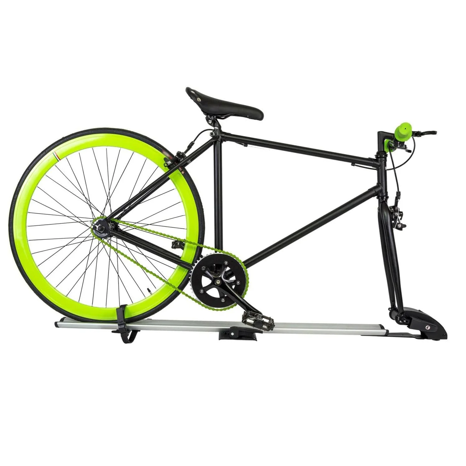 Roof Bicycle Rack Bike Carrier Alu Upright with Optional 0,6x4 Inch Fork Kit