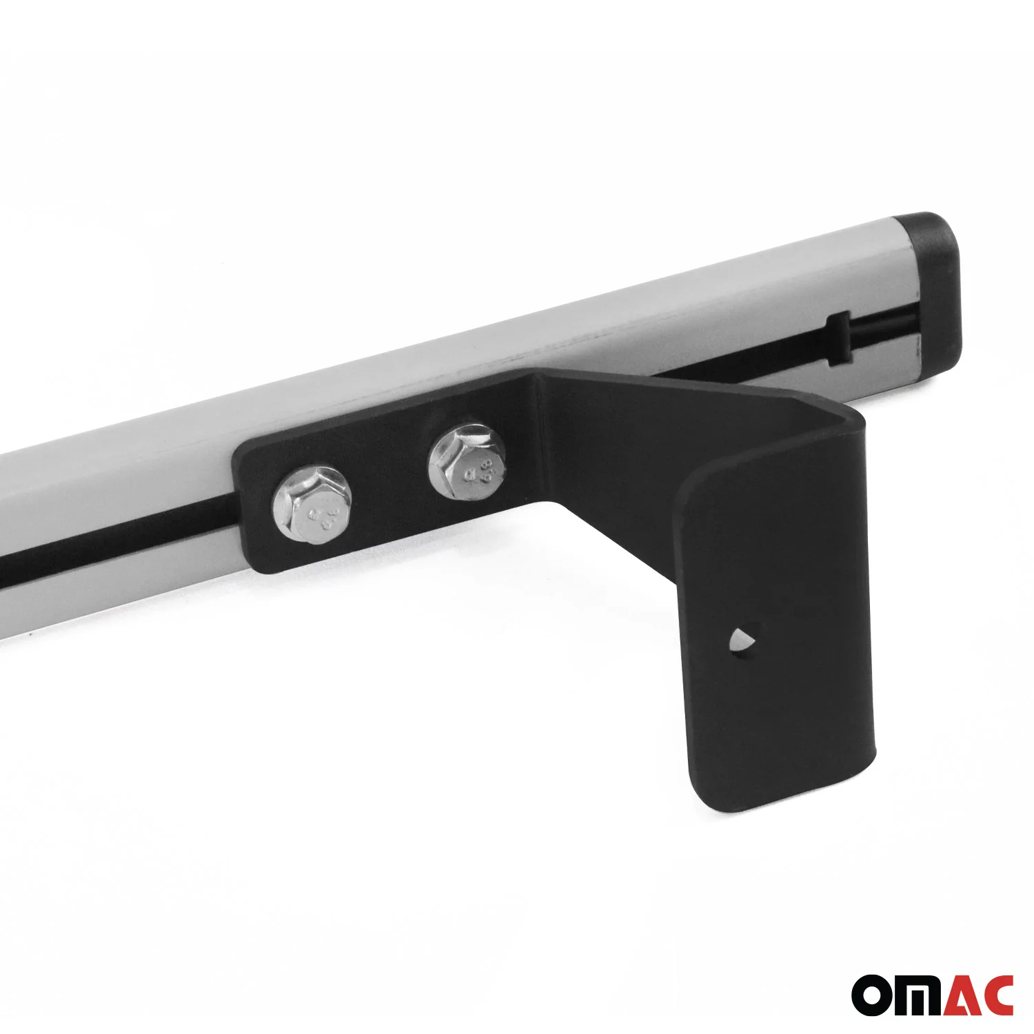 2015-2018 Chevrolet City Express Roof Rack Cross Bars 3Pcs Silver - Image 8