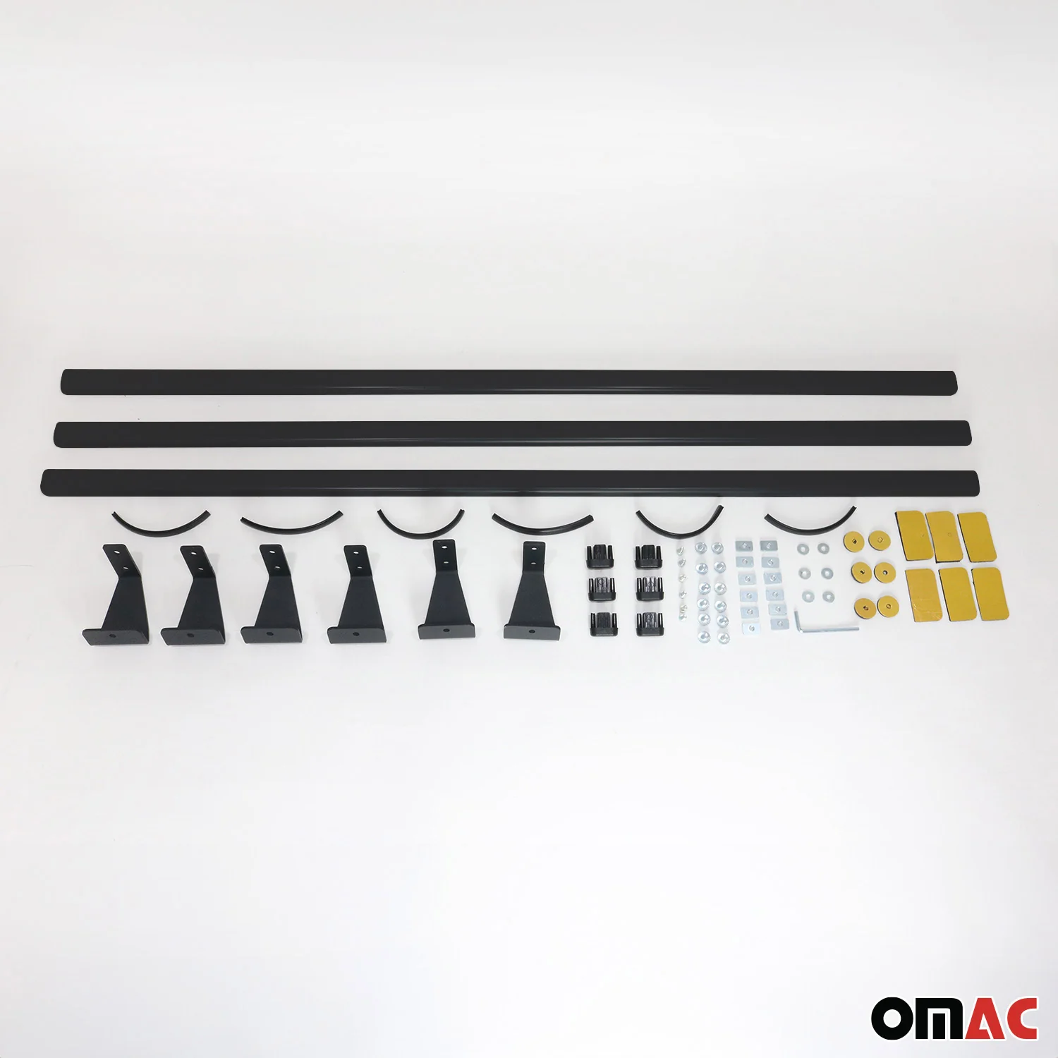 2015-2021 RAM ProMaster City Roof Rack Cross Bars 3Pcs Black - Image 6
