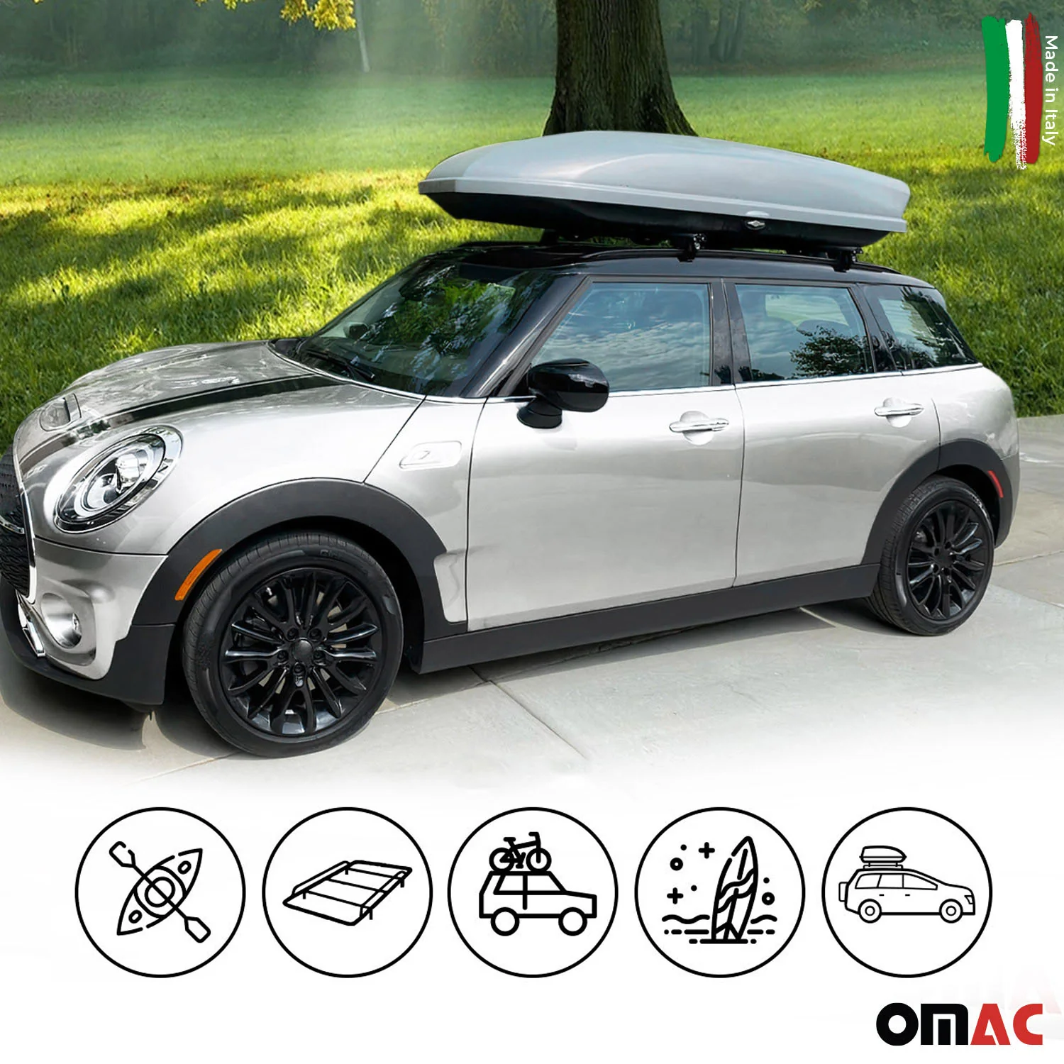 2018-2024 Ford Focus Wagon Roof Rack Cross Bars Black - Image 4