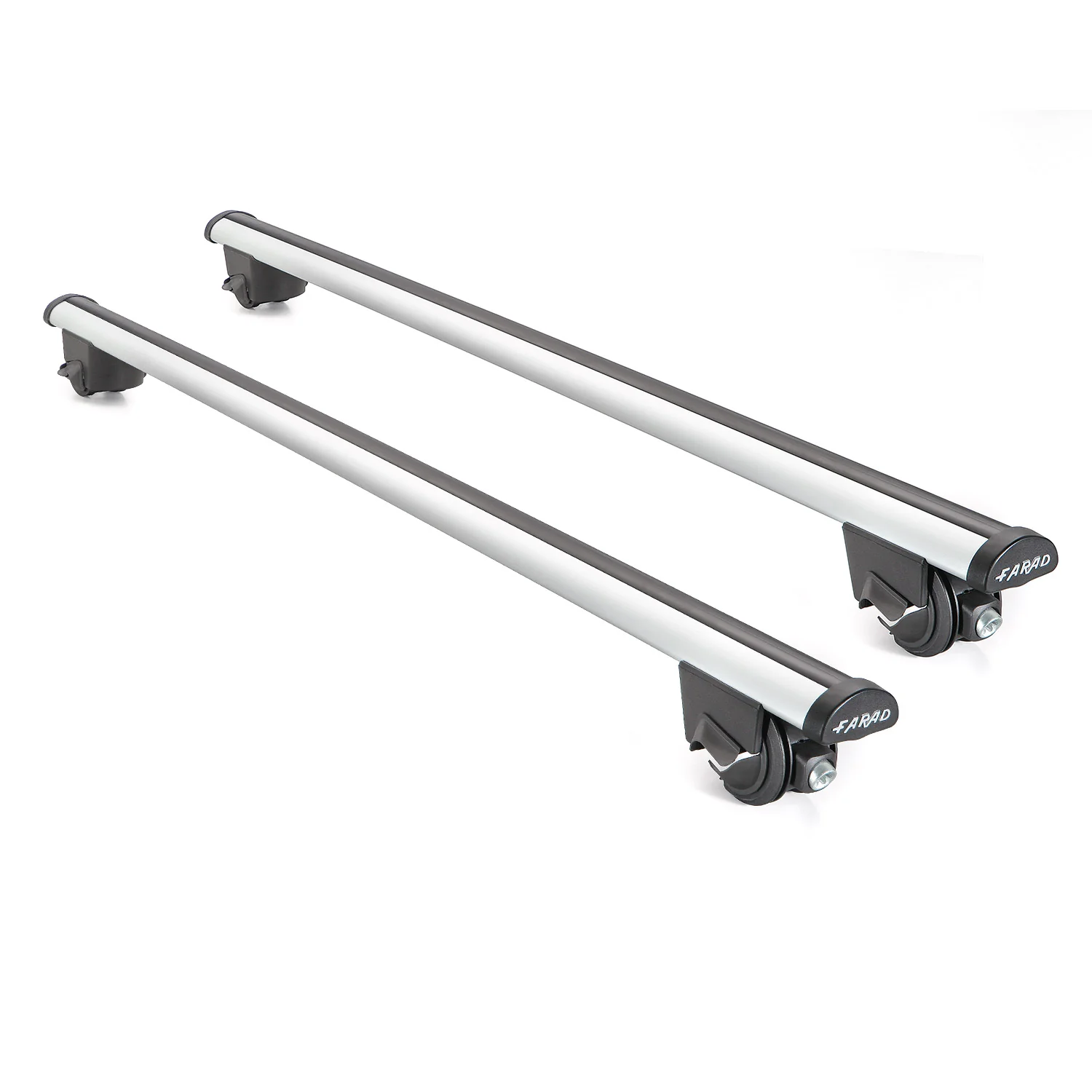 2010-2022 VW Sharan 220 Lbs Luggage Roof Rack Cross Bars Gray 2Pcs