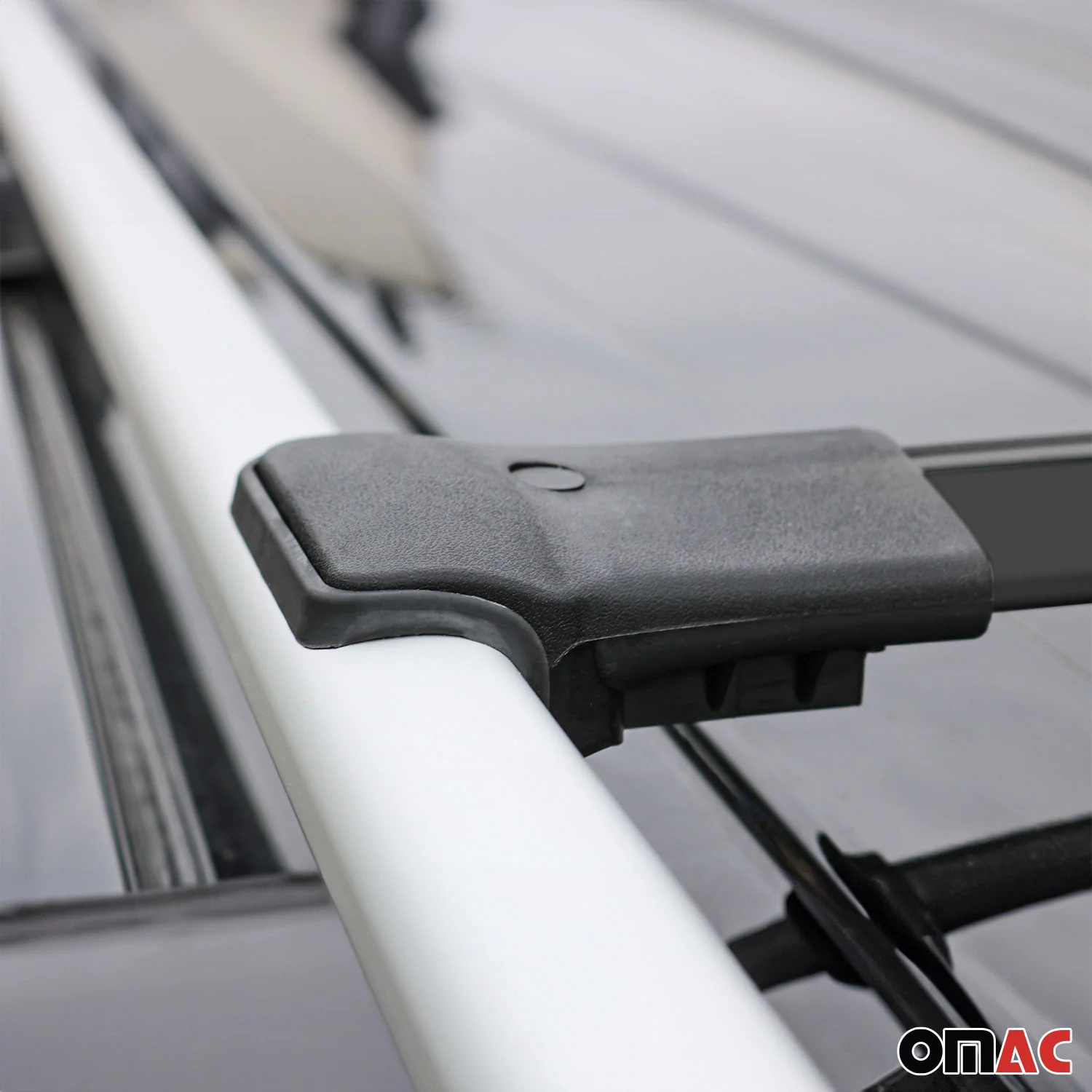 2015-2019 VW Golf Mk7 Sportwagen Roof Rack Cross Bars Black - Image 8