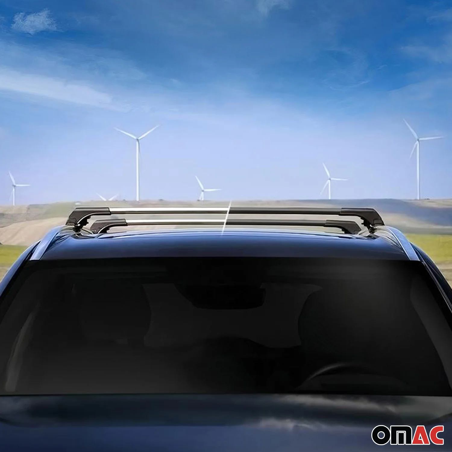2013-2022 Chevrolet Trax Roof Rack Cross Bars Black - Image 3