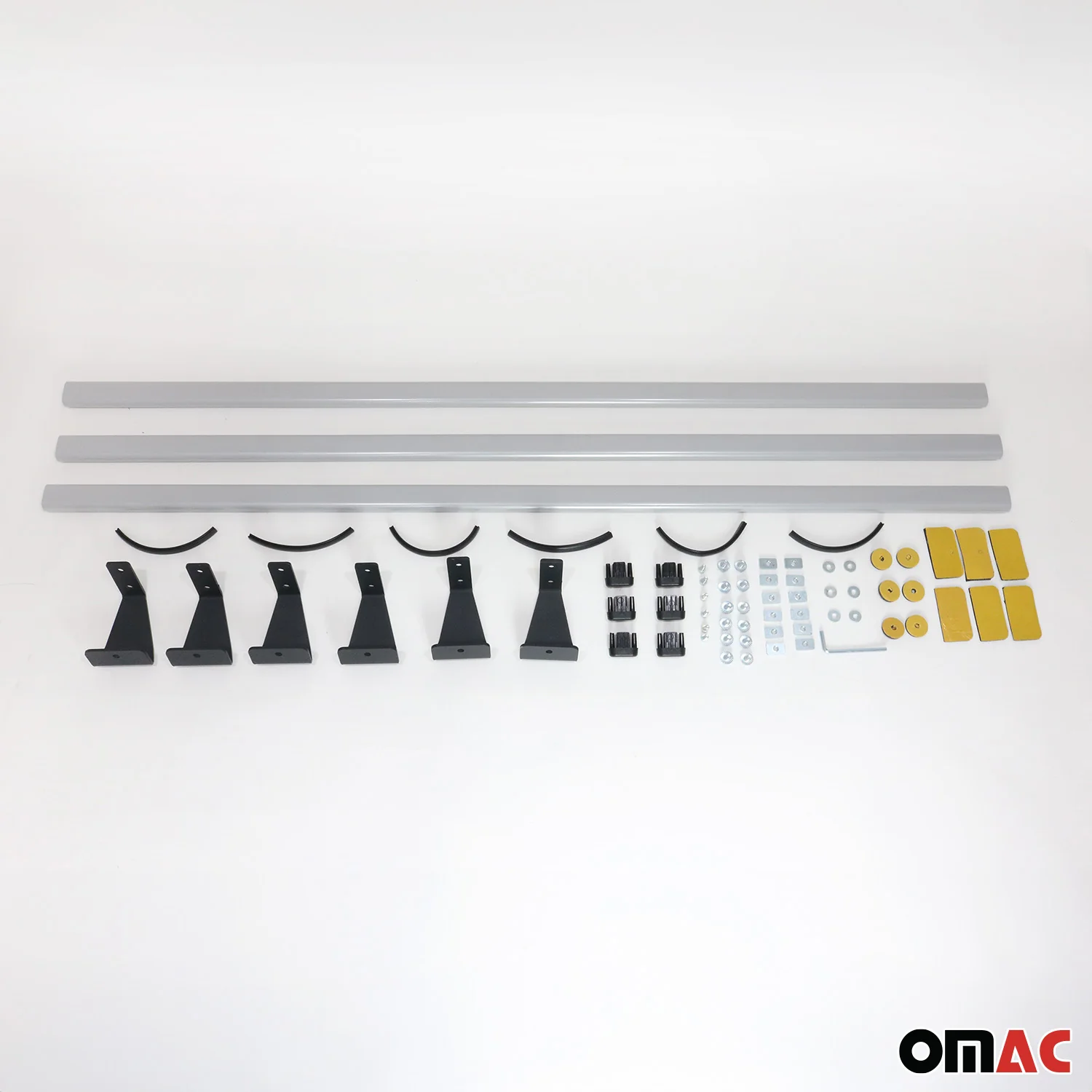 2003-2014 Mercedes Vito W639 Roof Rack Cross Bars 3Pcs Silver - Image 6