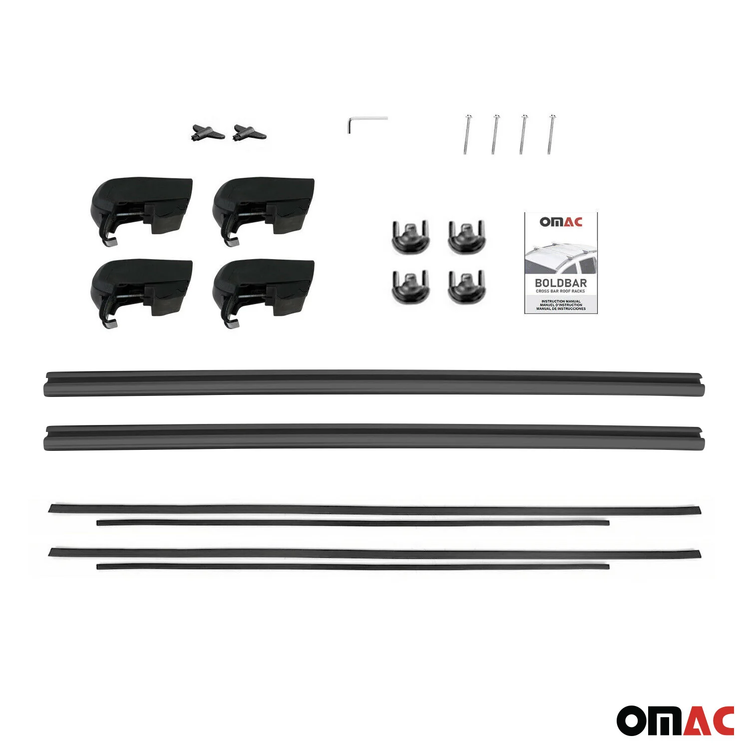 2019-2025 BMW X4 G02 2.gen Roof Rack Cross Bars Silver Luggage Carrier 2 Pcs - Image 10