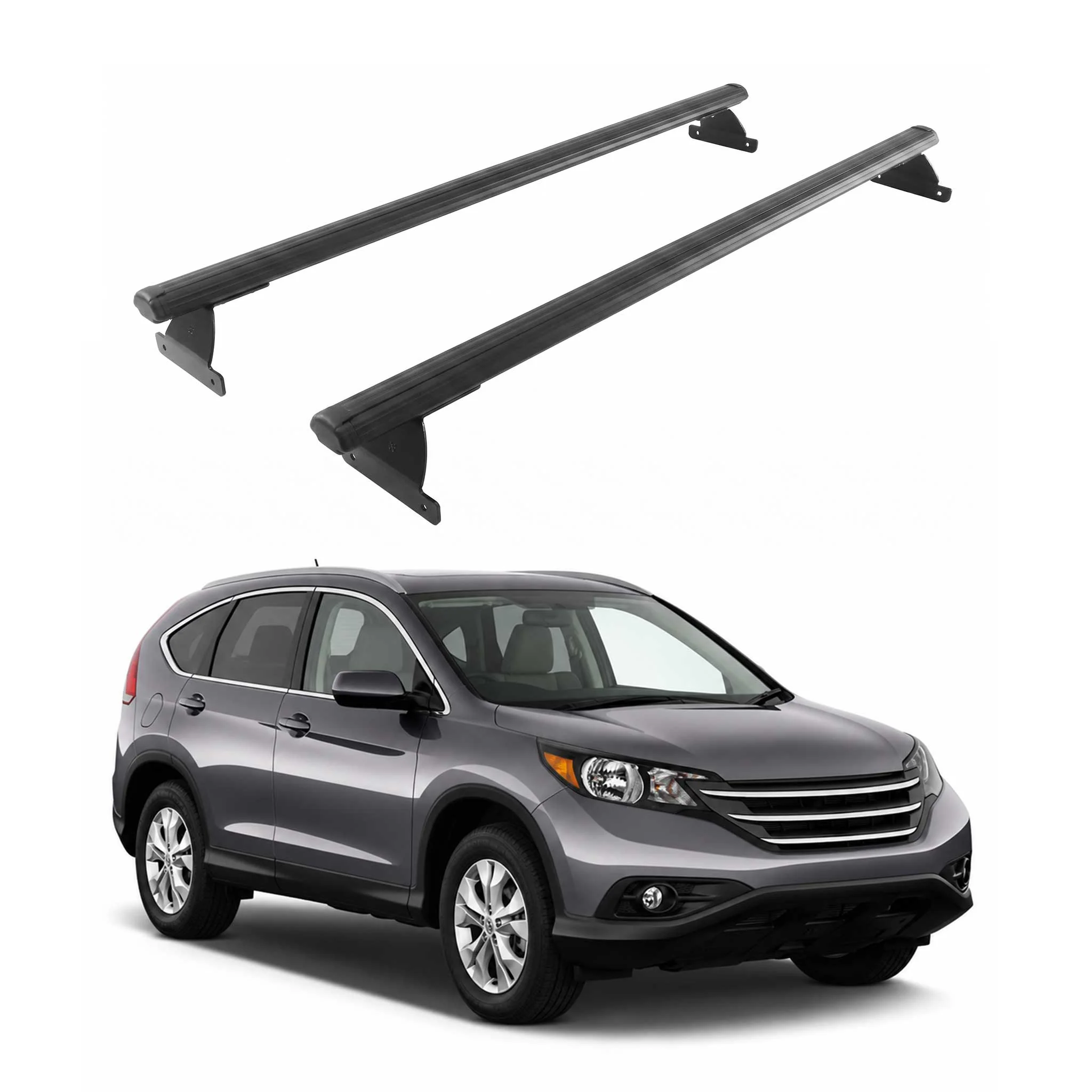 2012-2016 Honda CR-V Roof Rack Cross Bars Black