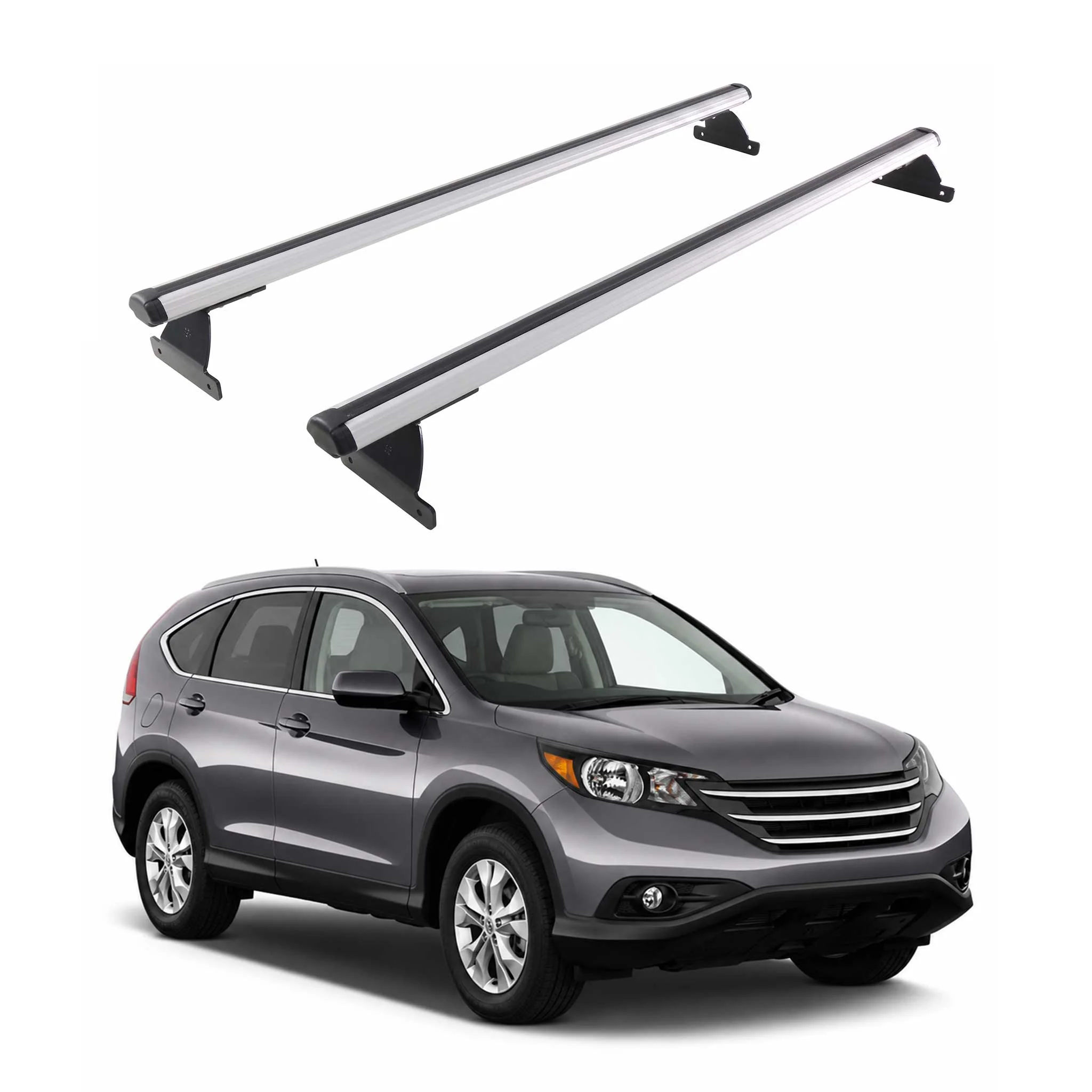 2012-2016 Honda CR-V Roof Rack Cross Bars Silver