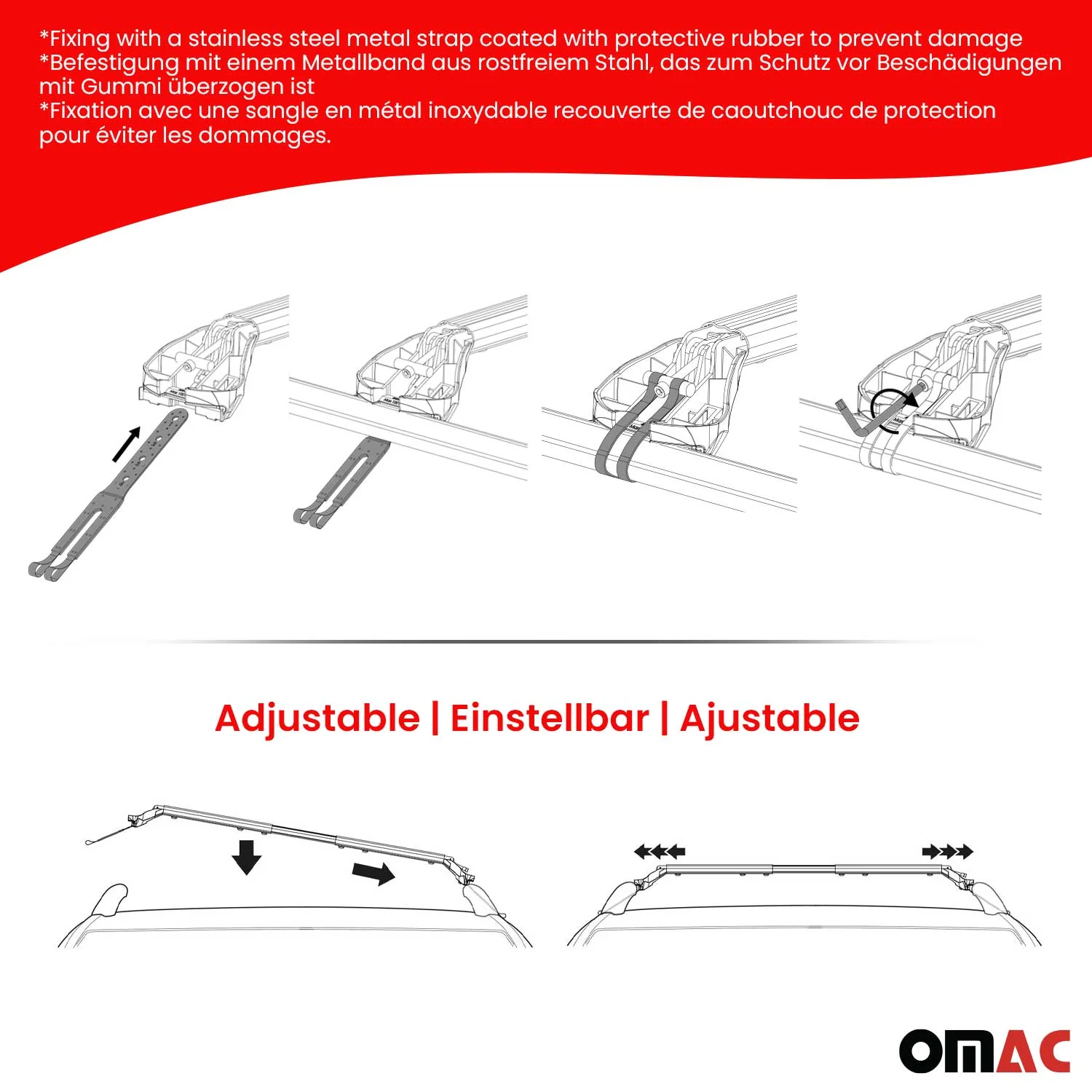 Roof Rack Cross Bars Luggage Carrier for Kia Soul II 2014-2019 Alu Silver 2x - Image 9