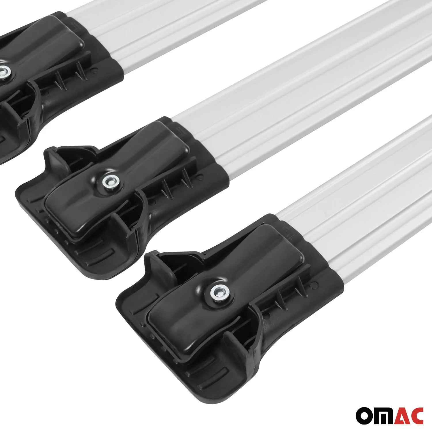2014-2026 RAM ProMaster Roof Rack Cross Bars 3Pcs Silver - Image 11