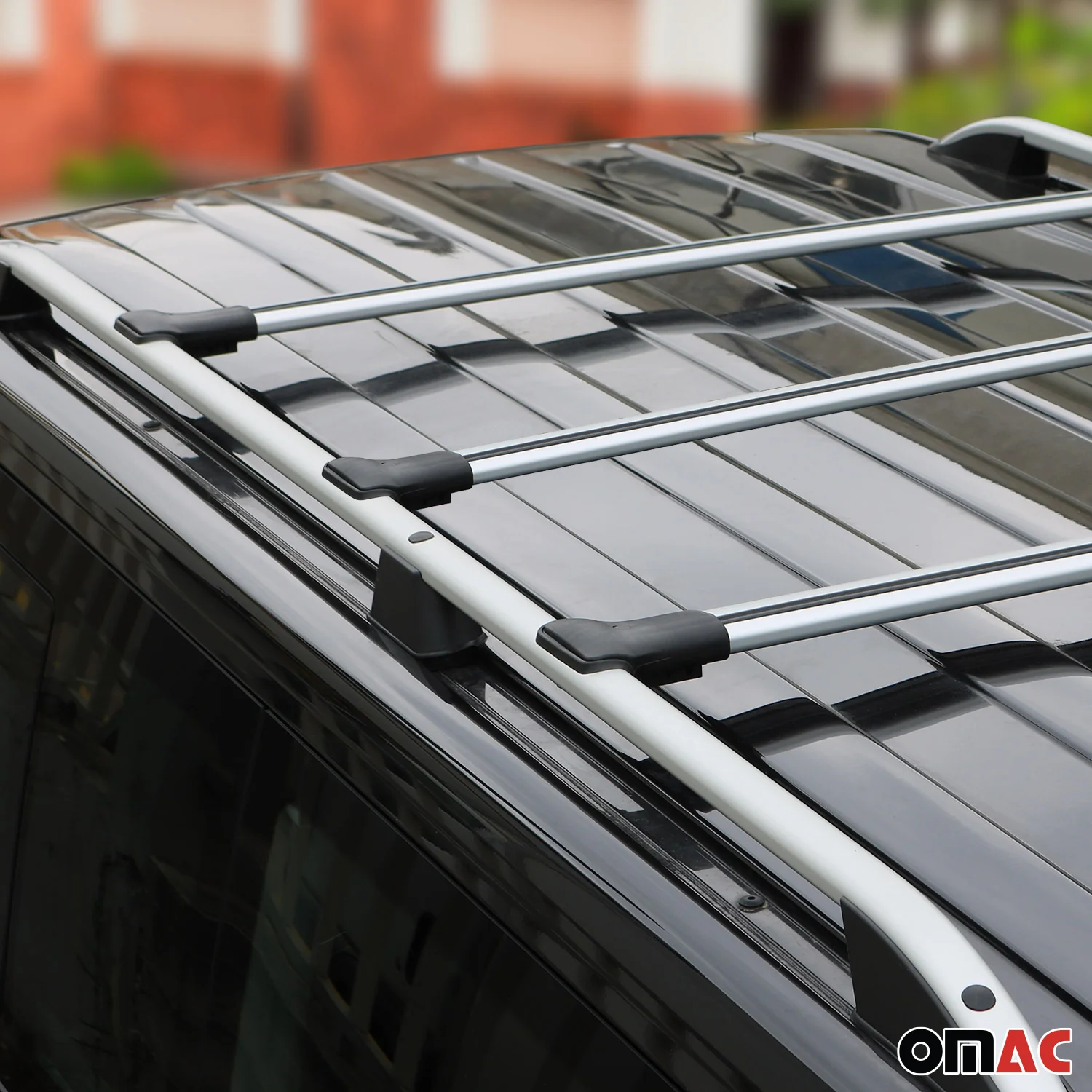 2014-2026 RAM ProMaster Roof Rack Cross Bars 3Pcs Silver - Image 12