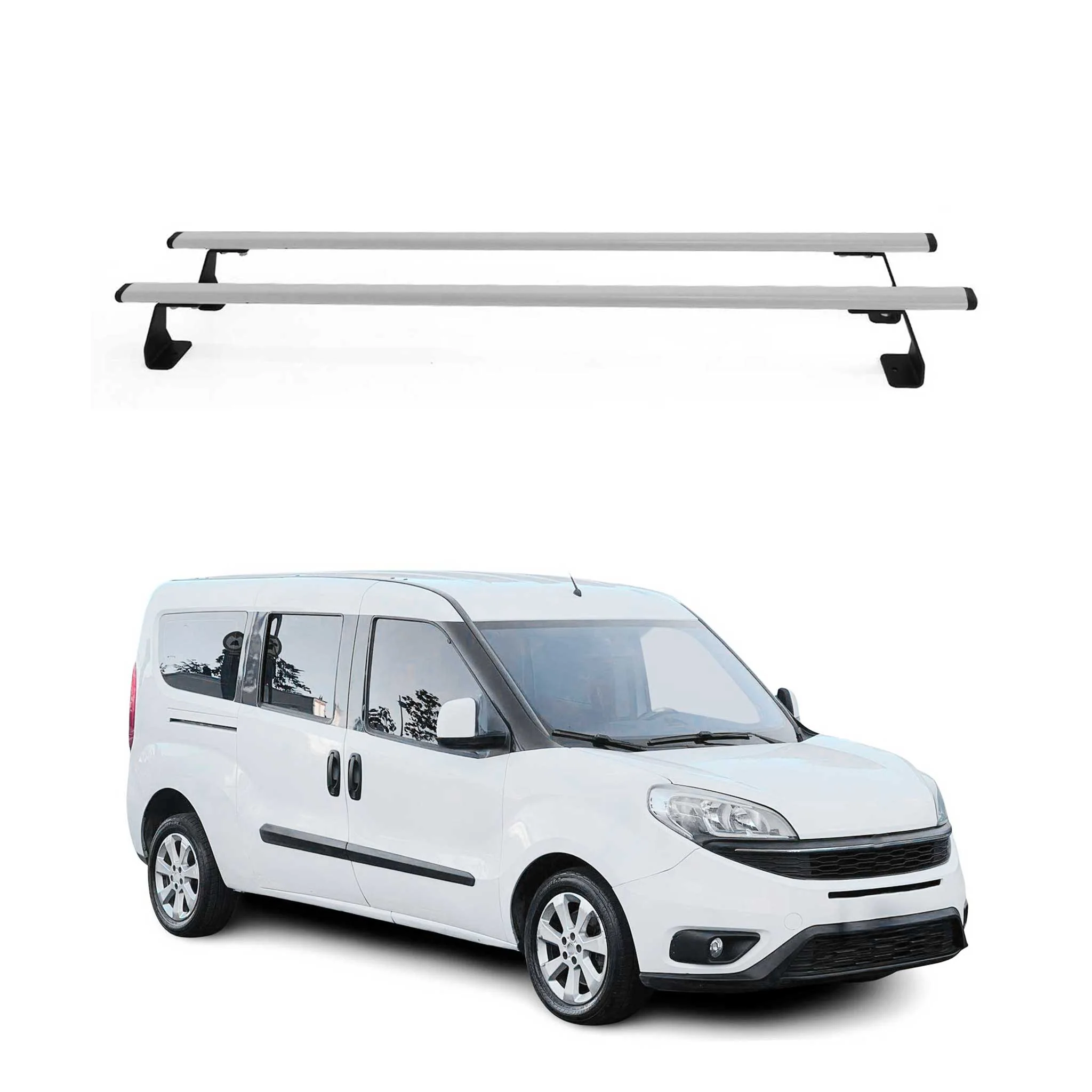2015-2022 RAM ProMaster City Roof Rack Cross Bars Silver
