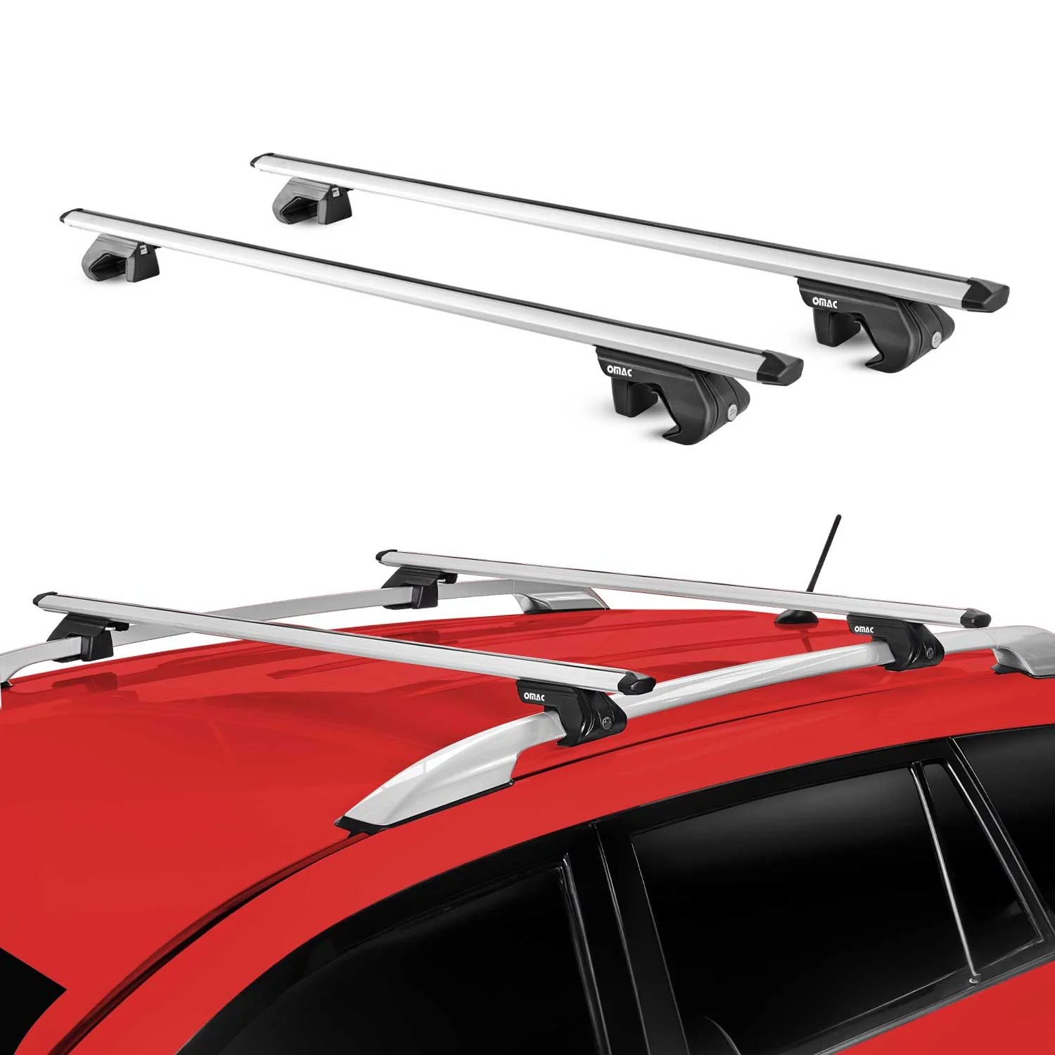 Roof Rack Cross Bars Luggage Carrier for Toyota Land Cruiser 2024-2026 2x - Image 2