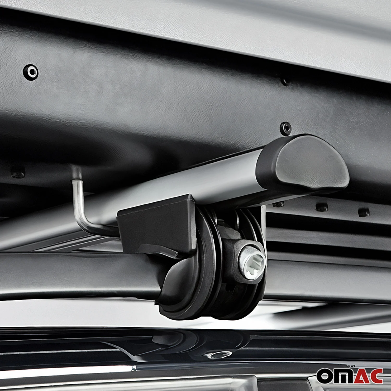 1989-1994 Audi 100 Avant Roof Rack Cross Bars Silver - Image 4