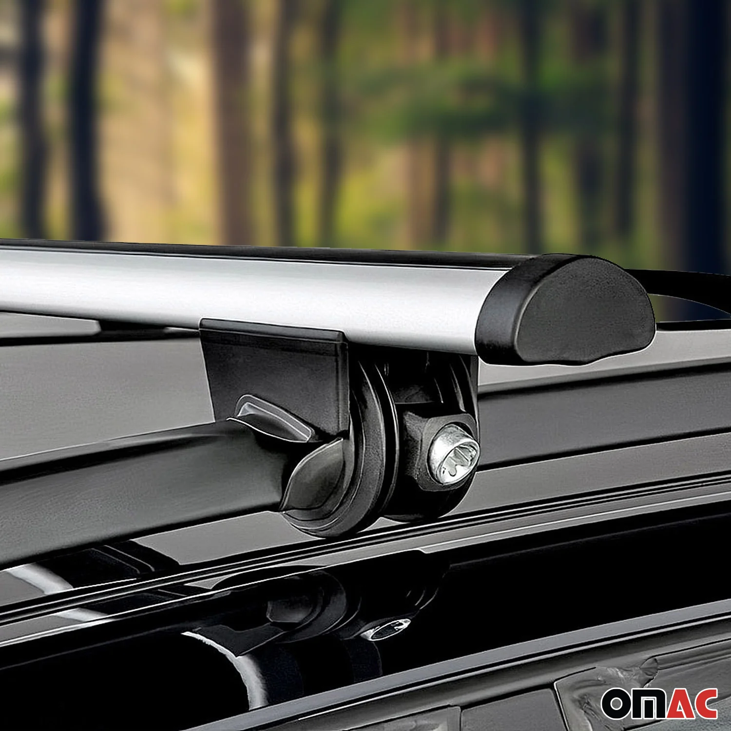 2009-2016 Audi A4 Allroad Roof Rack Cross Bars Silver - Image 3