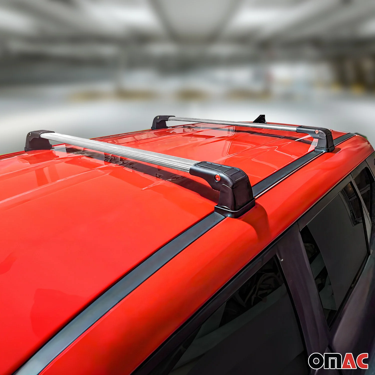 2012-2016 Honda CR-V SE LX Roof Rack Cross Bars Silver - Image 3