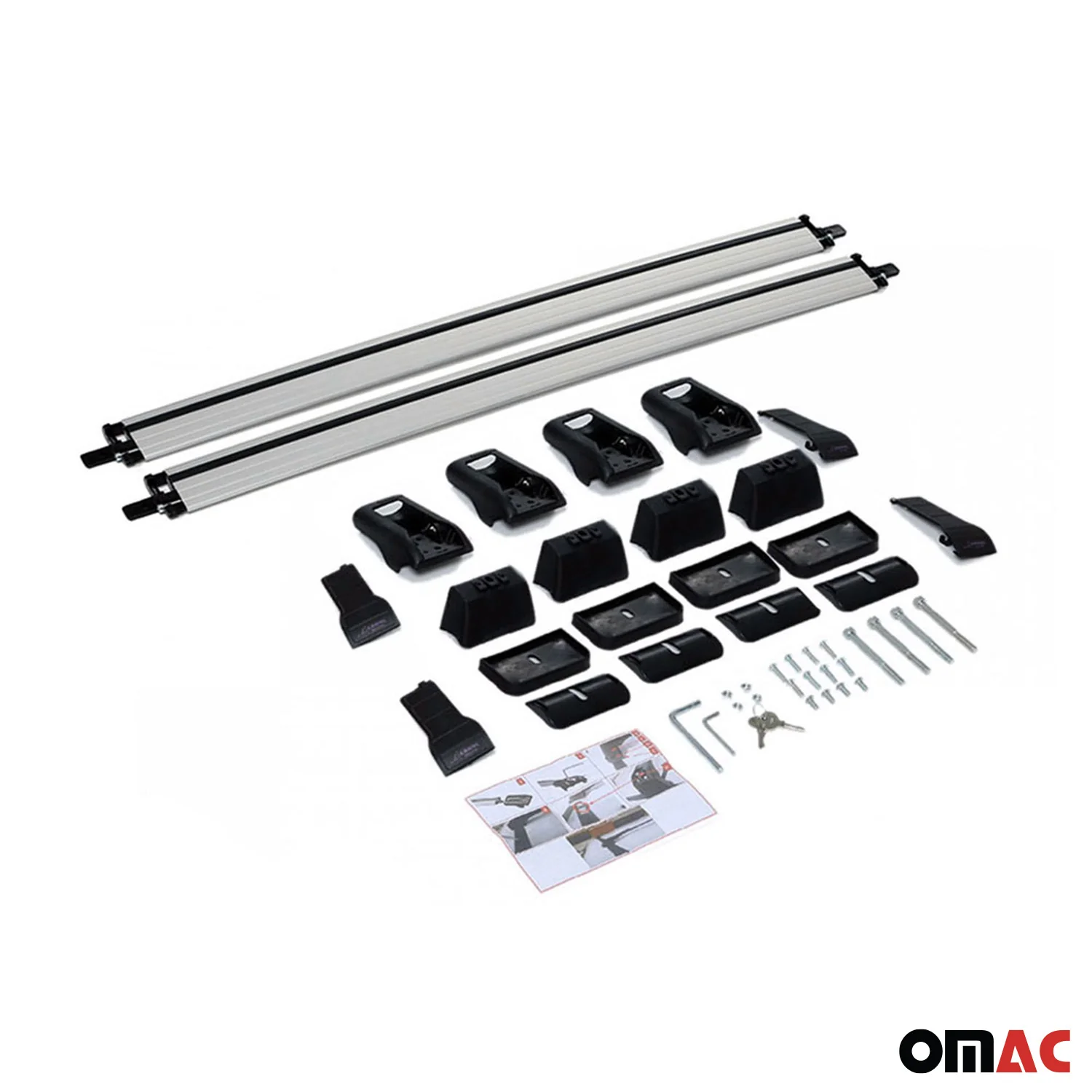 2012-2016 Honda CR-V SE LX Roof Rack Cross Bars Silver - Image 9