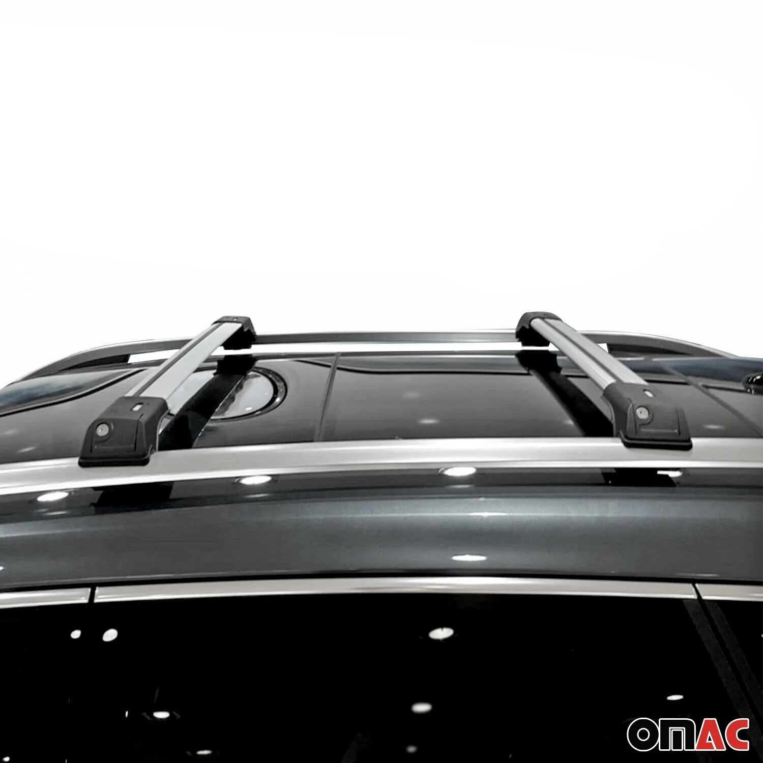 2014-2018 Subaru Forester IV Roof Rack Cross Bars Silver - Image 7