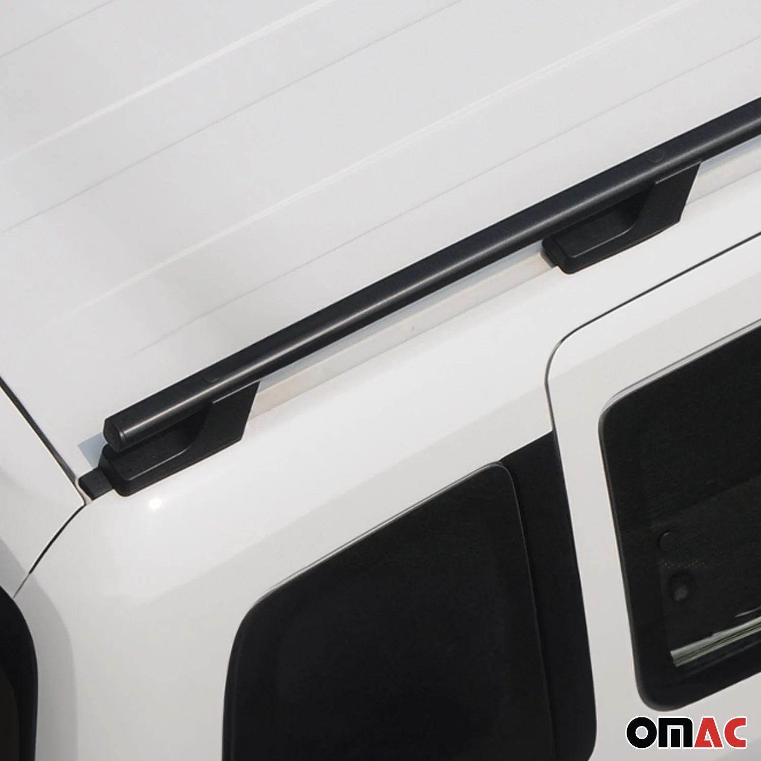 2015-2026 Ford Transit L1 SWB Roof Rack Rails Side Rails Black - Image 8