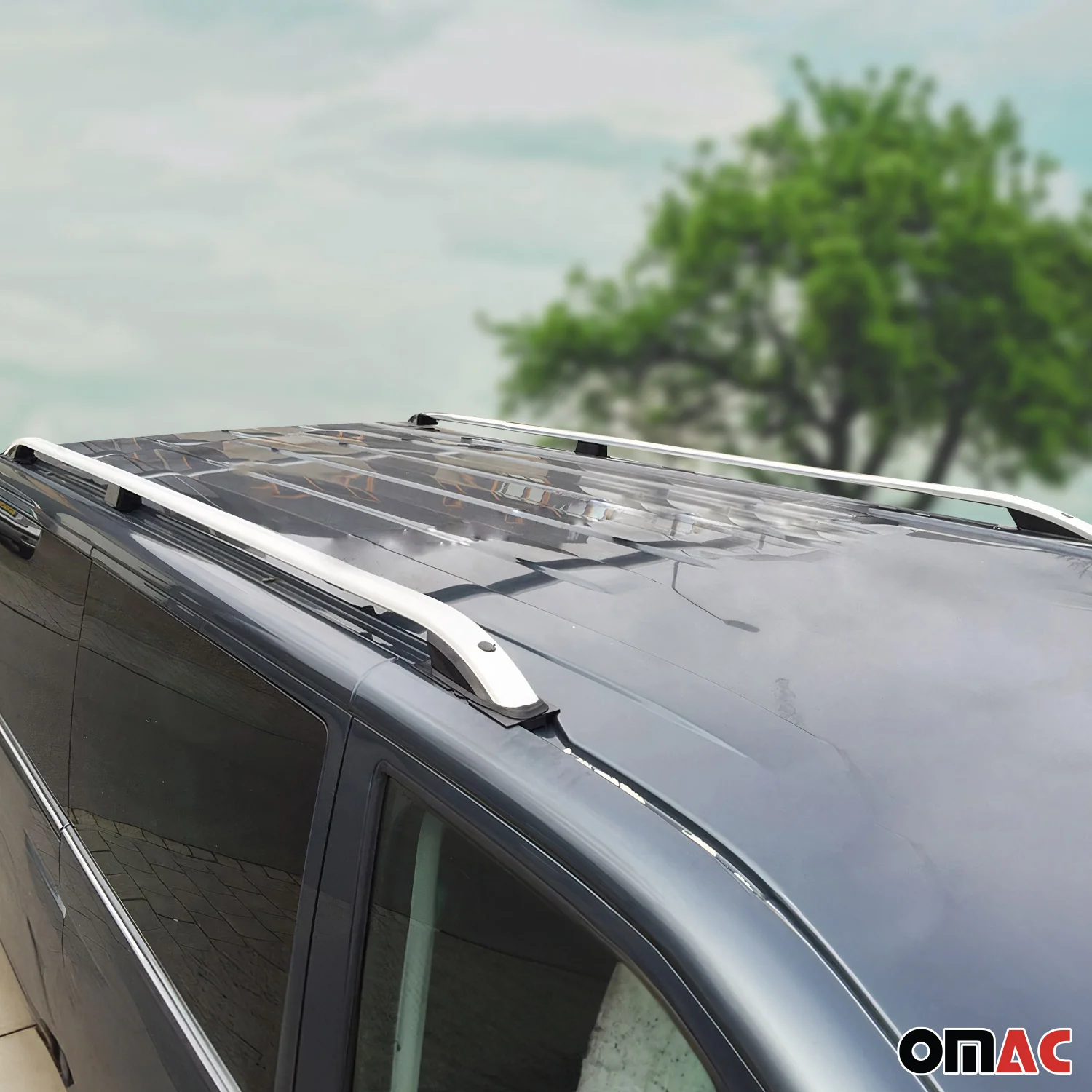 2009-2017 VW Tiguan Roof Rack Rails Side Rails Silver - Image 3