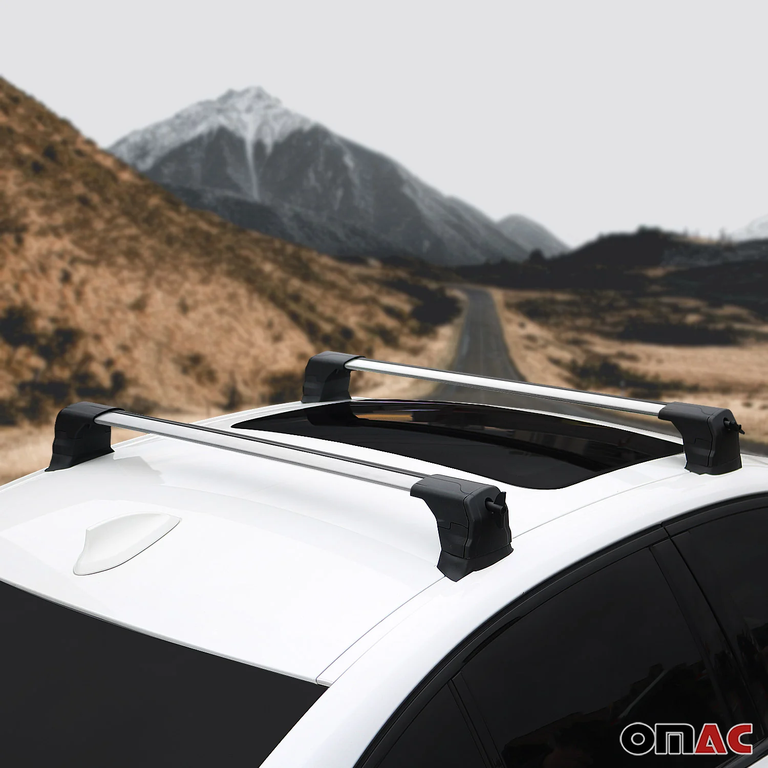 2020-2025 Kia Soul 3.gen Roof Rack Cross Bars Silver - Image 3