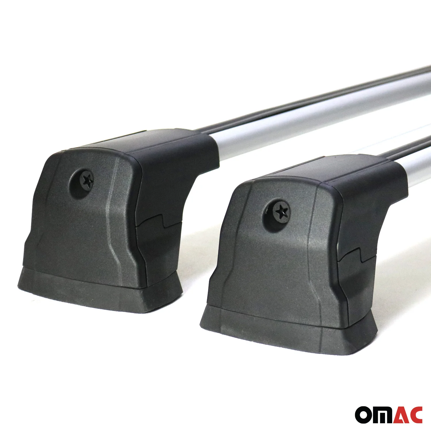 2010-2013 Mazda 3 Hatchback Roof Rack Cross Bars Silver - Image 11
