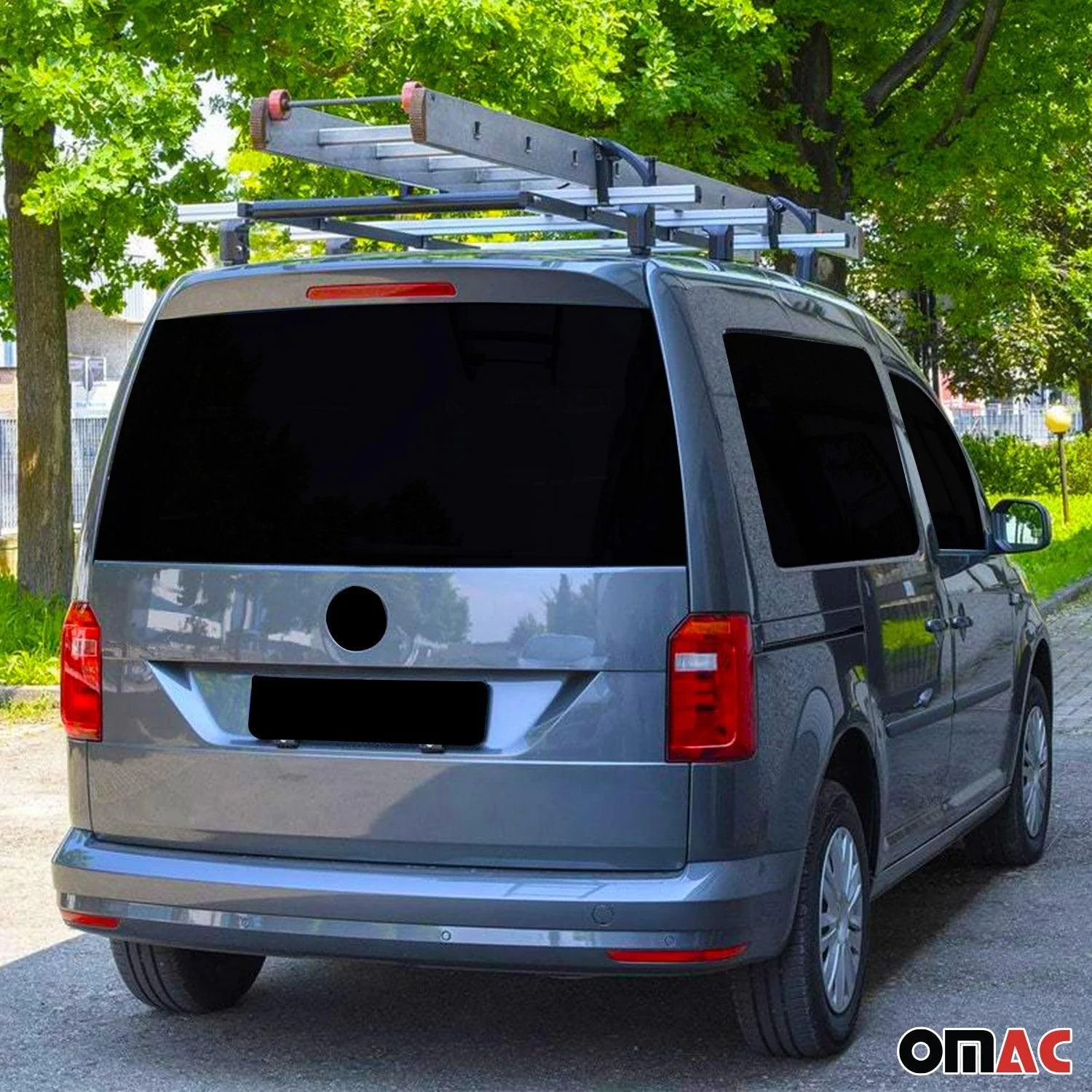 2015-2020 VW Caddy Professional Roof Racks Cross Bars Set Gray 3Pcs - Image 7