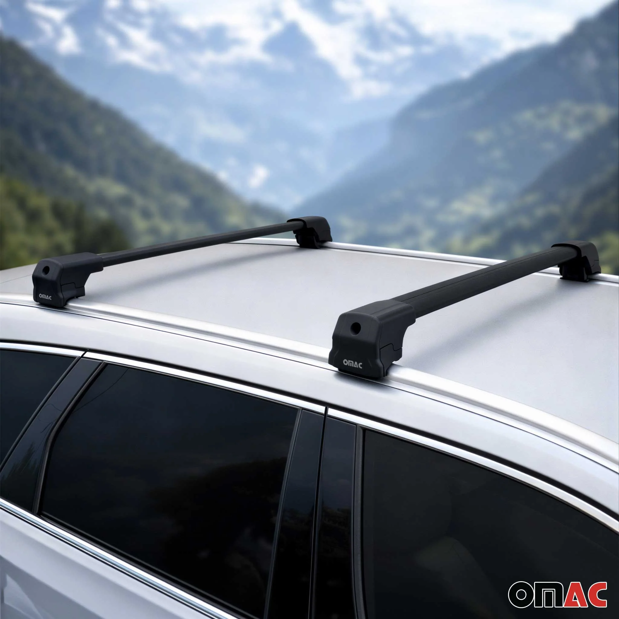 2020-2022 Kia Soul X-Line Roof Rack Cross Bars Black - Image 6
