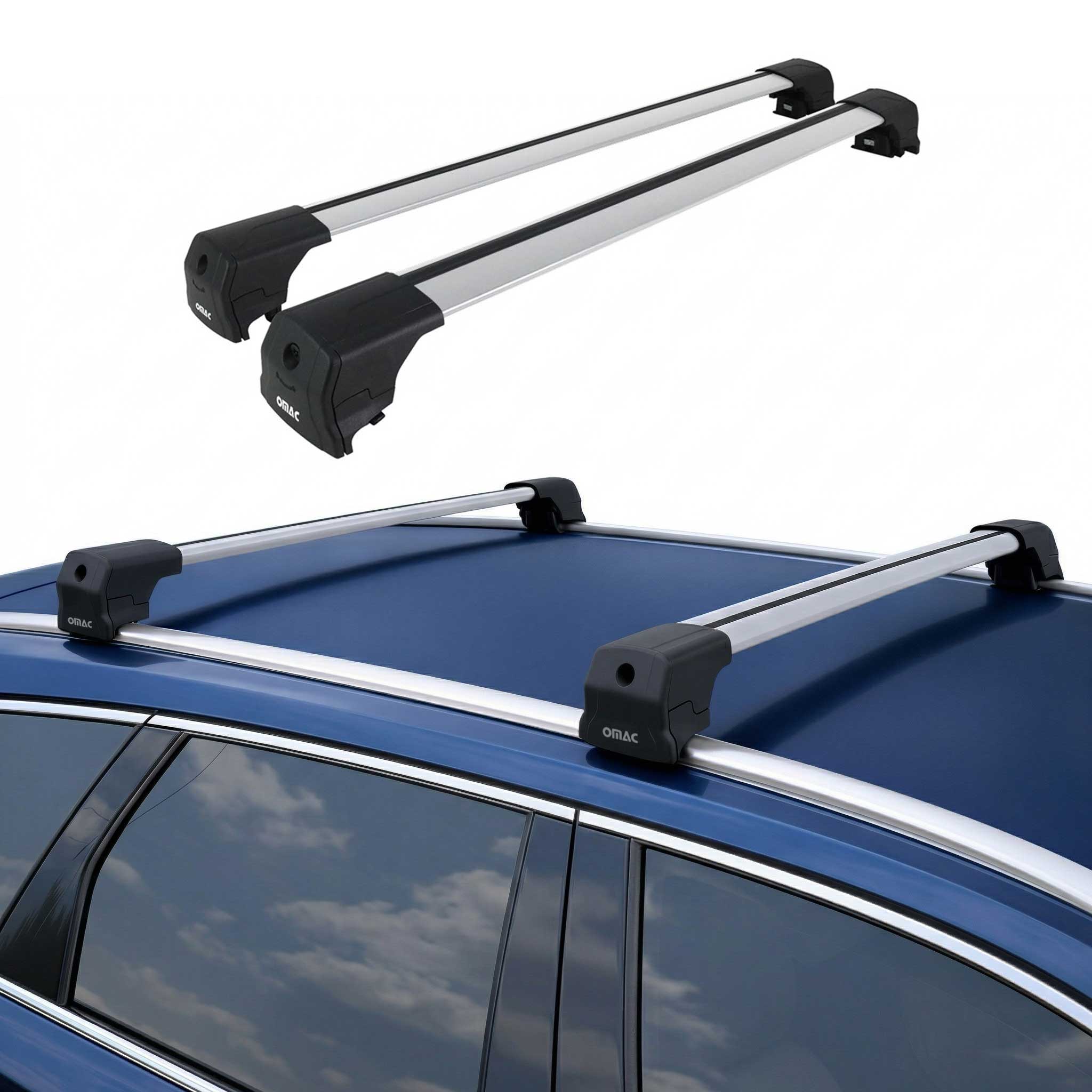 2017-2022 Kia Sportage Roof Rack Cross Bars Silver - Image 2