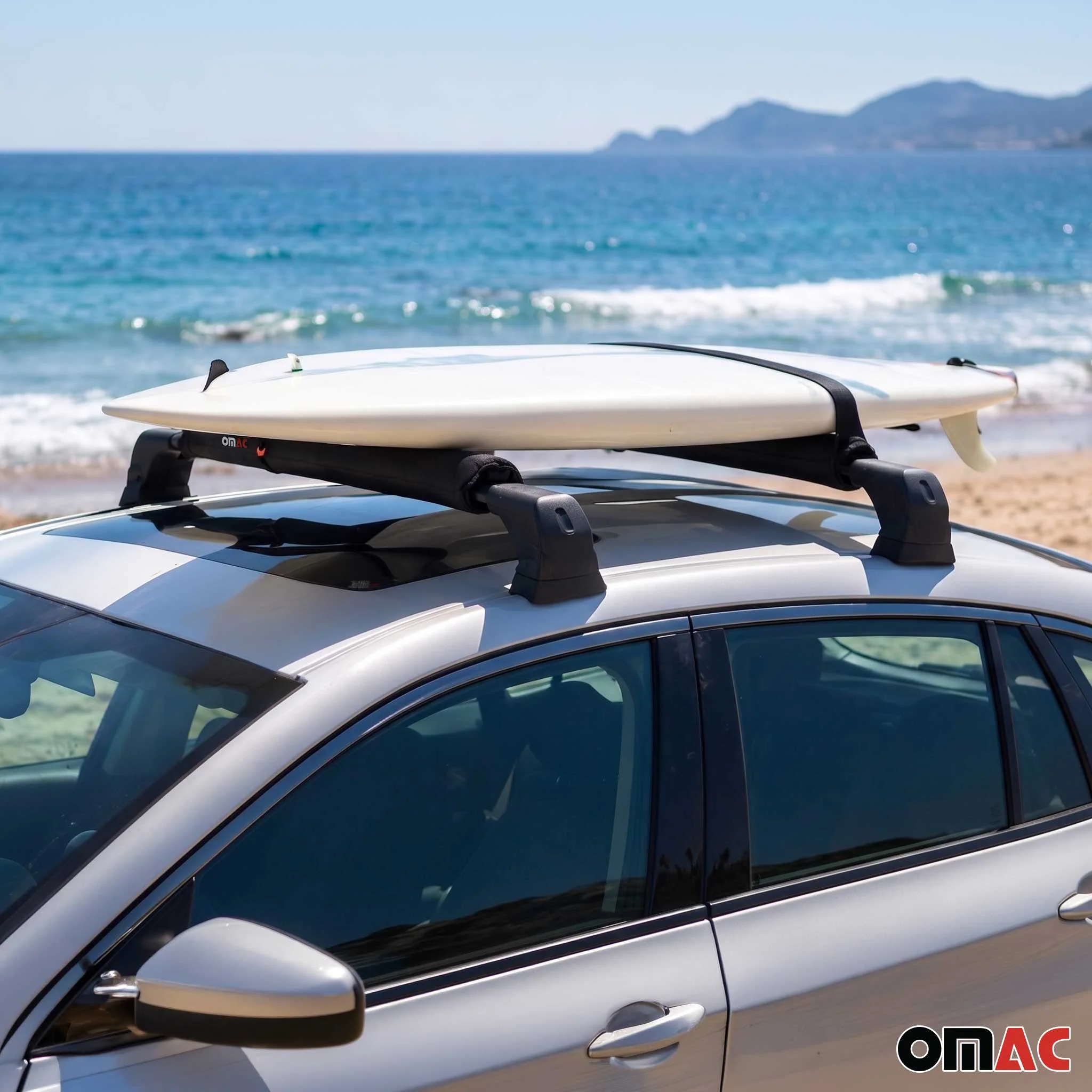 Roof Rack Pads Car Roof Surfboard Windsurf Canoe Crossbar Protection 2Pcs - Image 6