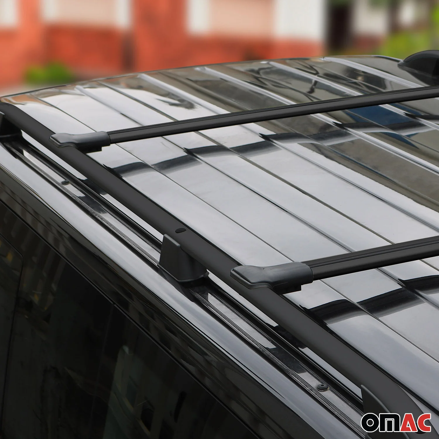 2010-2013 Ford Transit Connect Long Roof Racks & Roof Rack Rails Black - Image 7